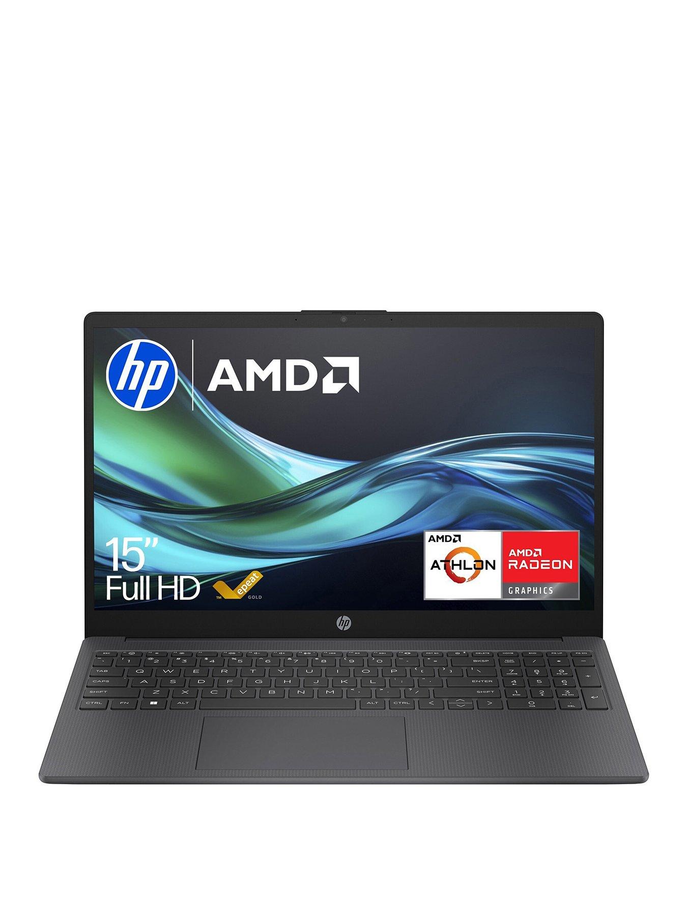 Image 1 of 7 of HP HP Laptop&nbsp;15-fc0078na&nbsp;- 15.6in FHD,&nbsp;AMD Athlon Silver 7120U, 8GB RAM, 128GB SSD - Silver