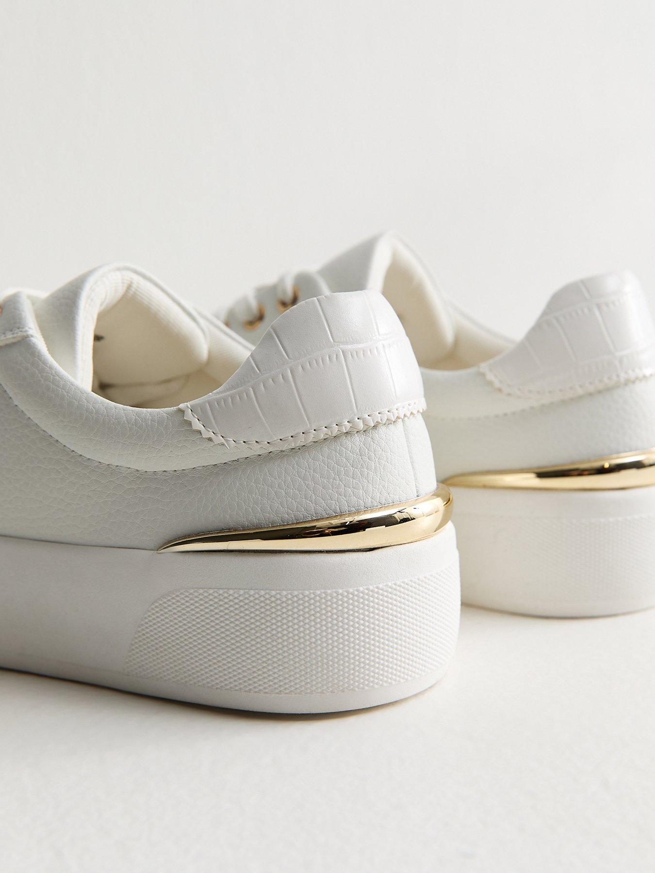 new-look-white-and-gold-platform-trainersdetail