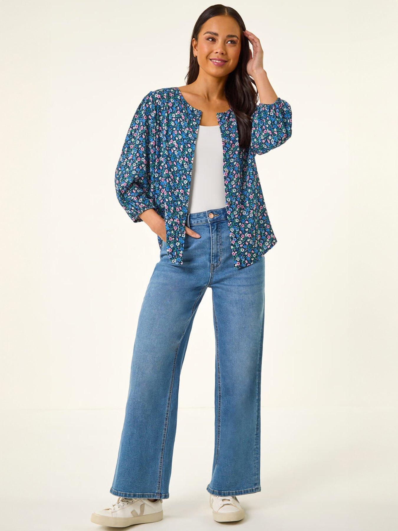 Image 3 of 5 of Roman Petite Ditsy Blouse