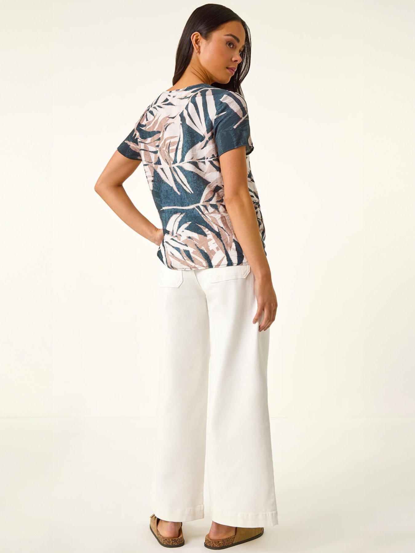roman-petite-buttoned-tie-front-topstillFront
