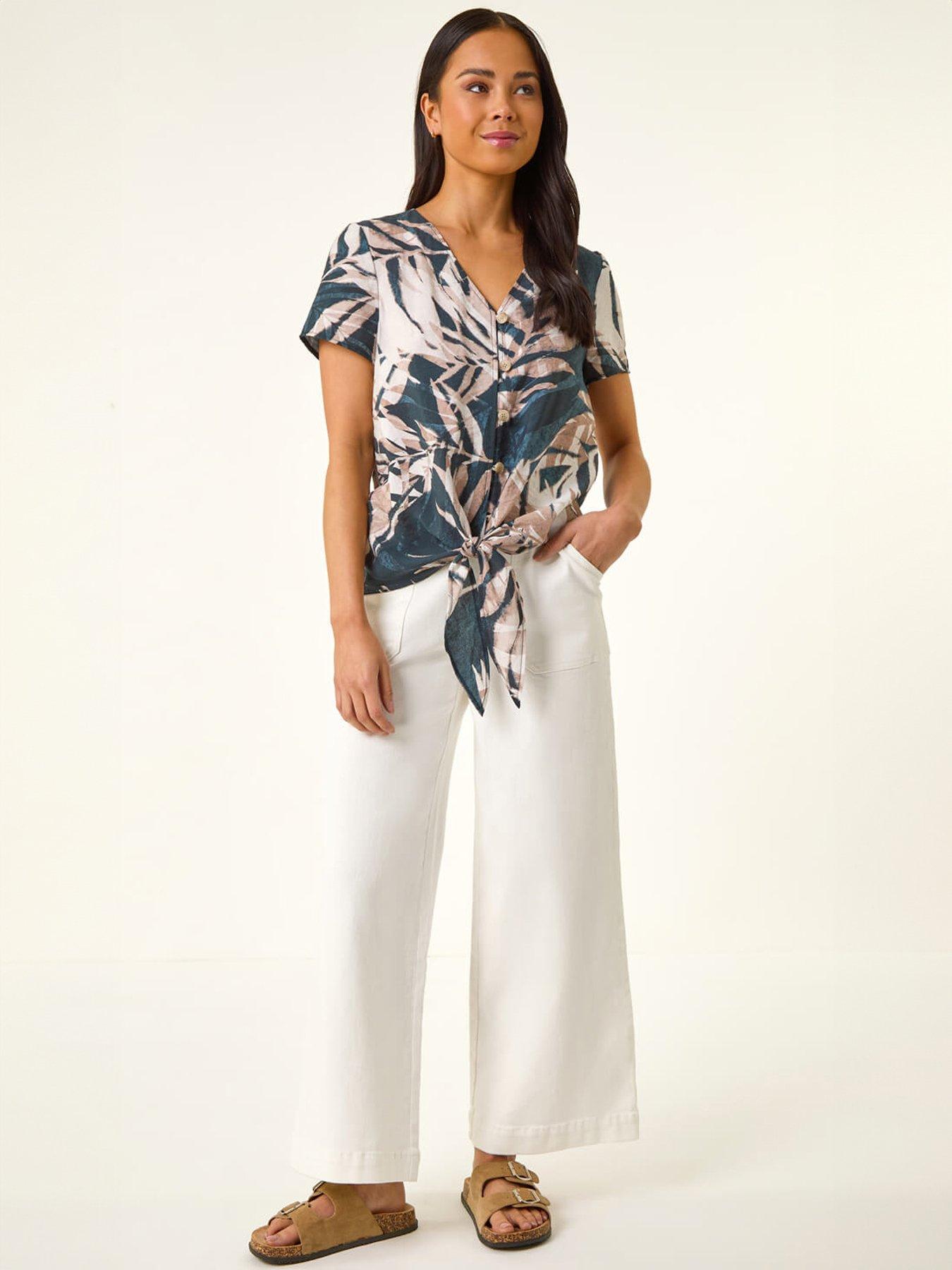 roman-petite-buttoned-tie-front-topback