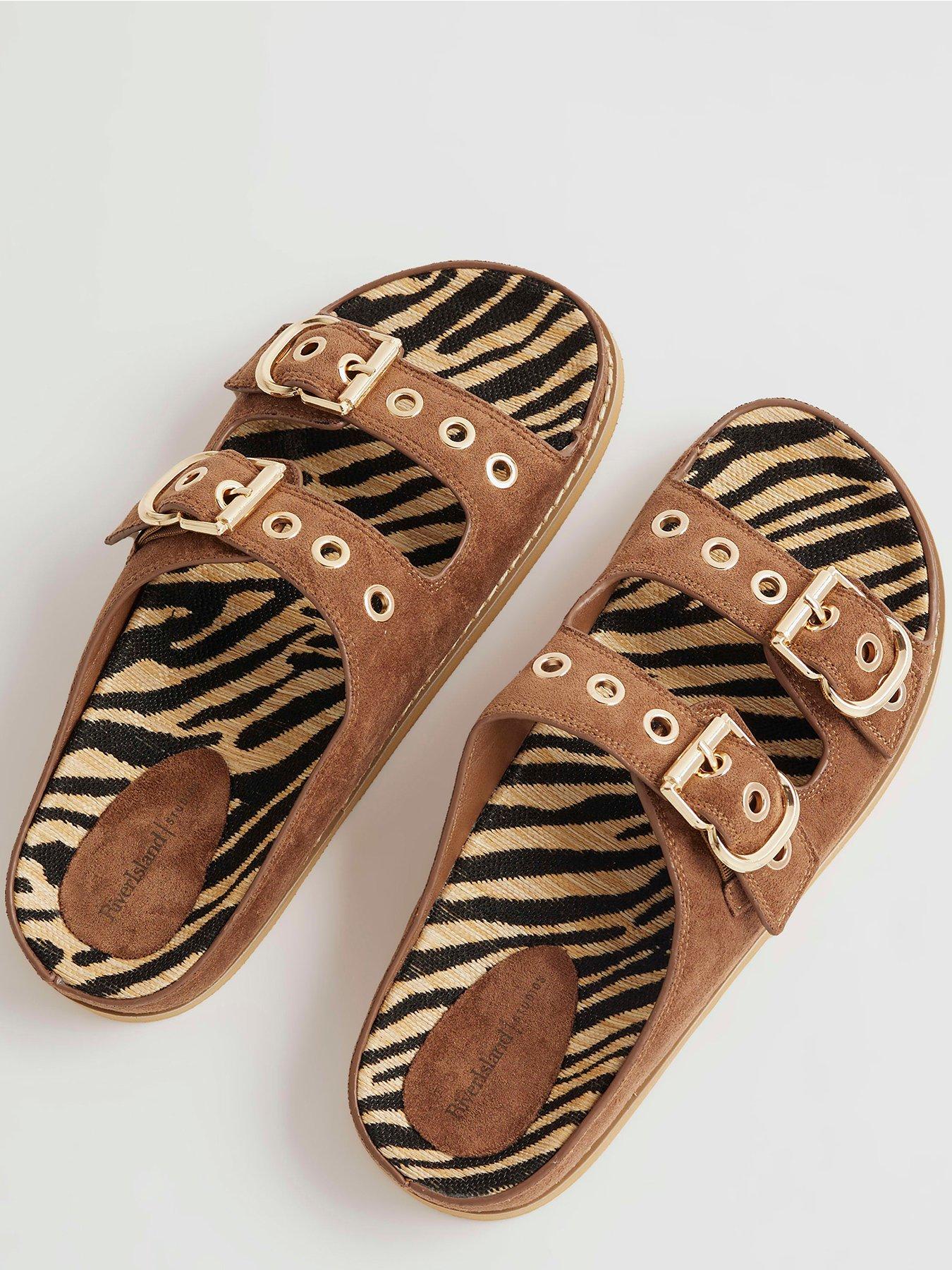 river-island-animal-double-strap-sandal-browndetail