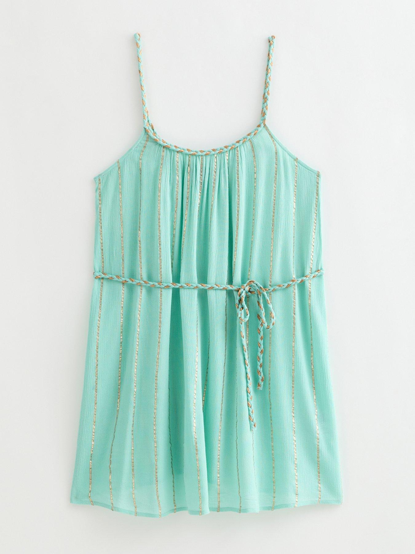 new-look-plaited-belt-beach-mini-dress-turquoisedetail