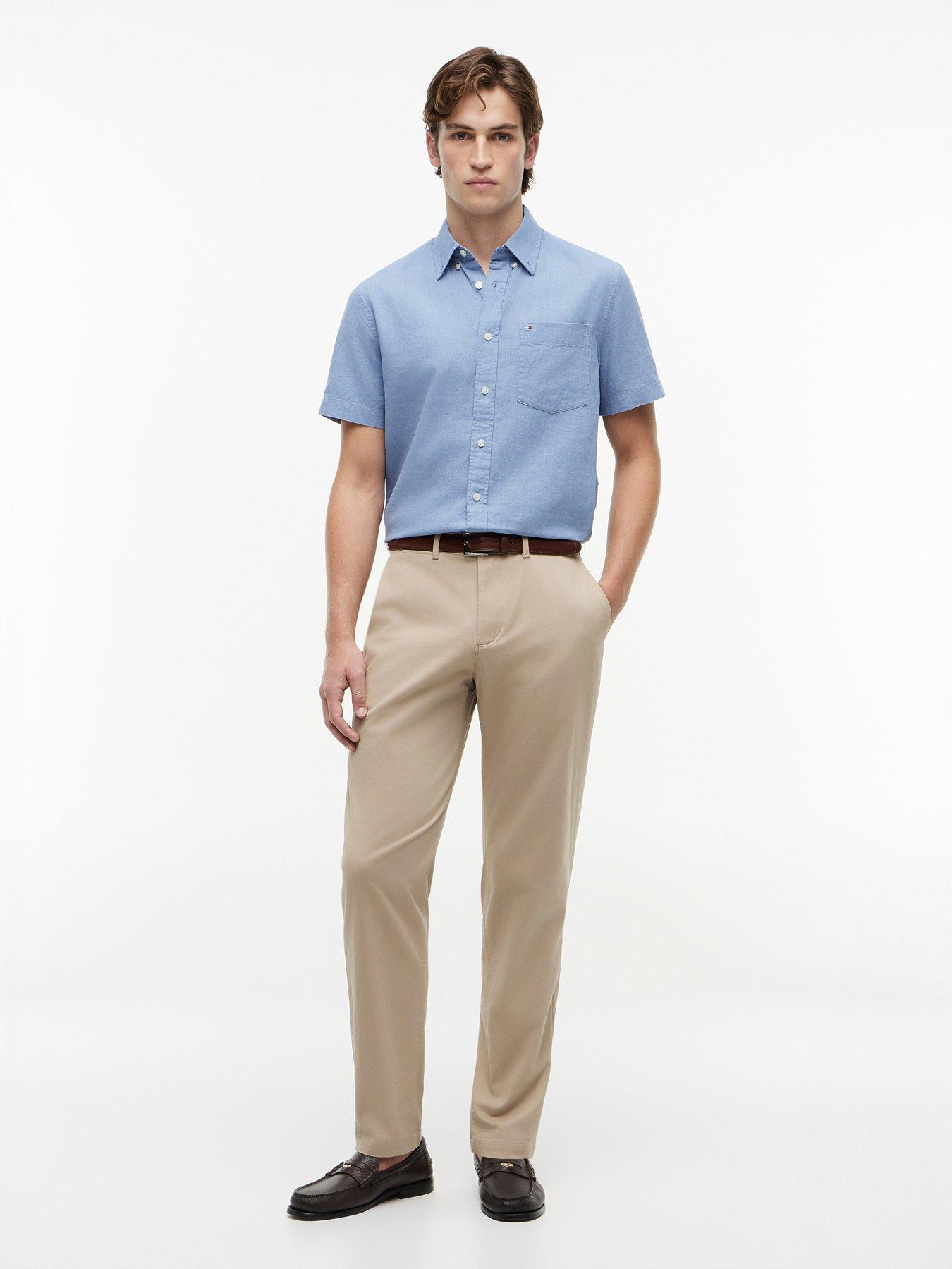 Tommy Hilfiger Core Harlem Essential Twill Chino Trousers - Beige