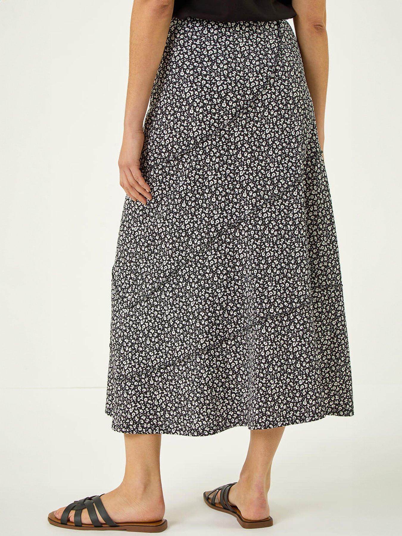 roman-asymmetric-ditsy-print-midi-skirtstillFront