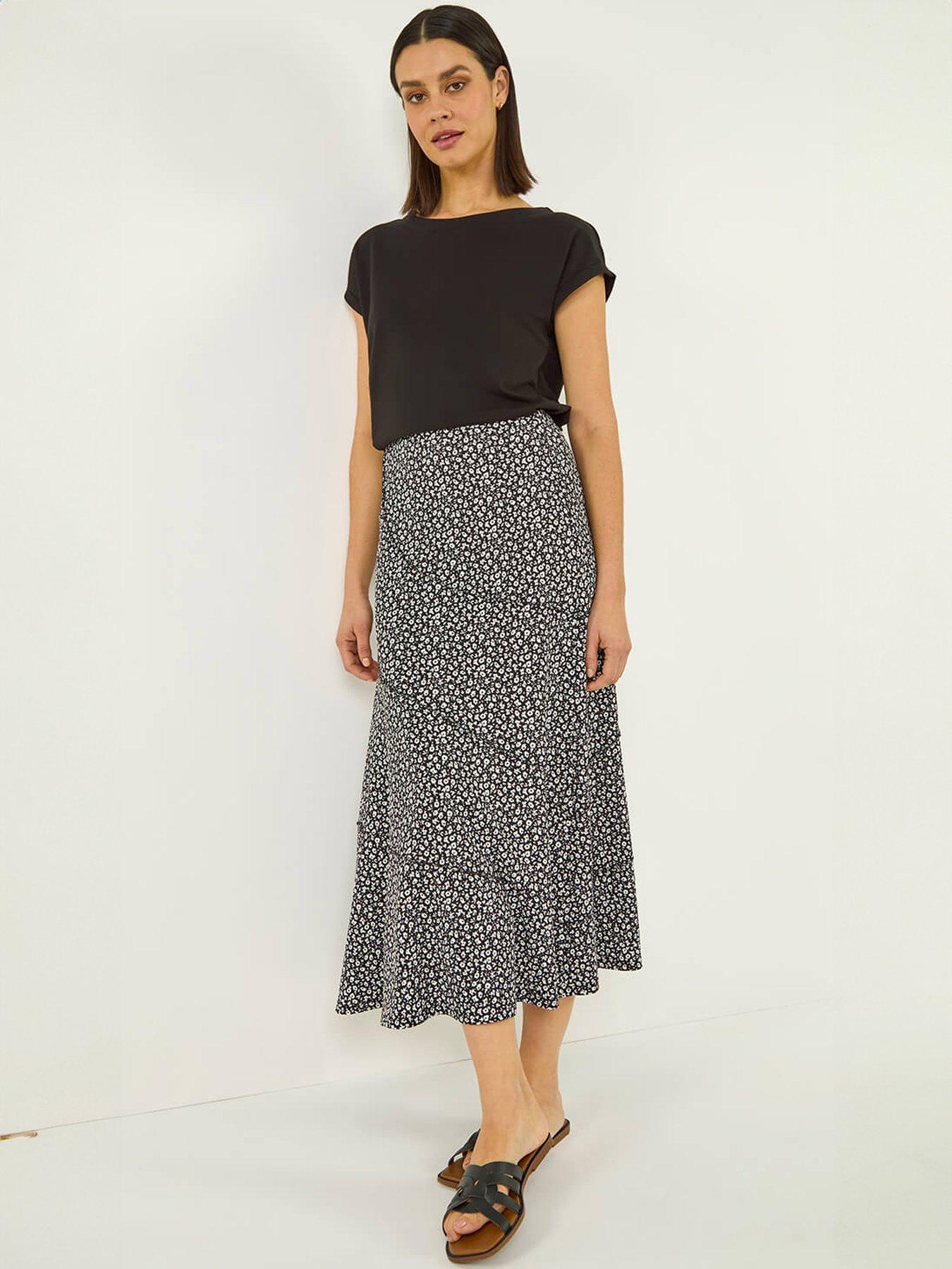 roman-asymmetric-ditsy-print-midi-skirtback