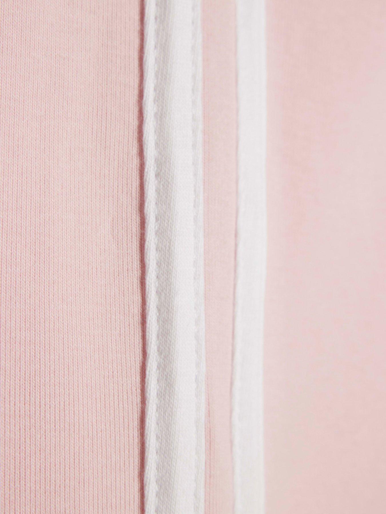Image 3 of 4 of River Island Older Girls Side Stripe Bandeau Top - Pink
