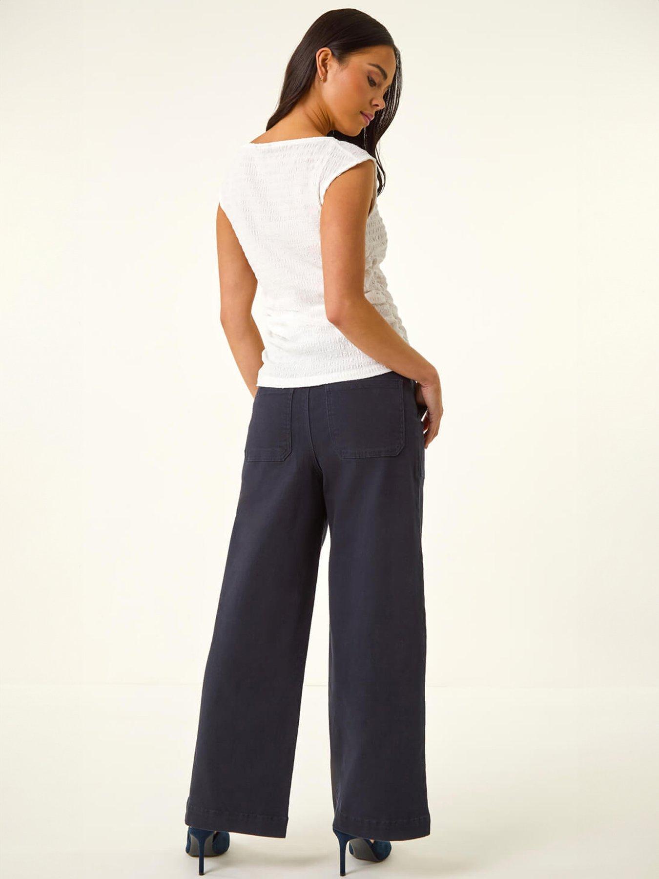 roman-petite-textured-stretch-topstillFront