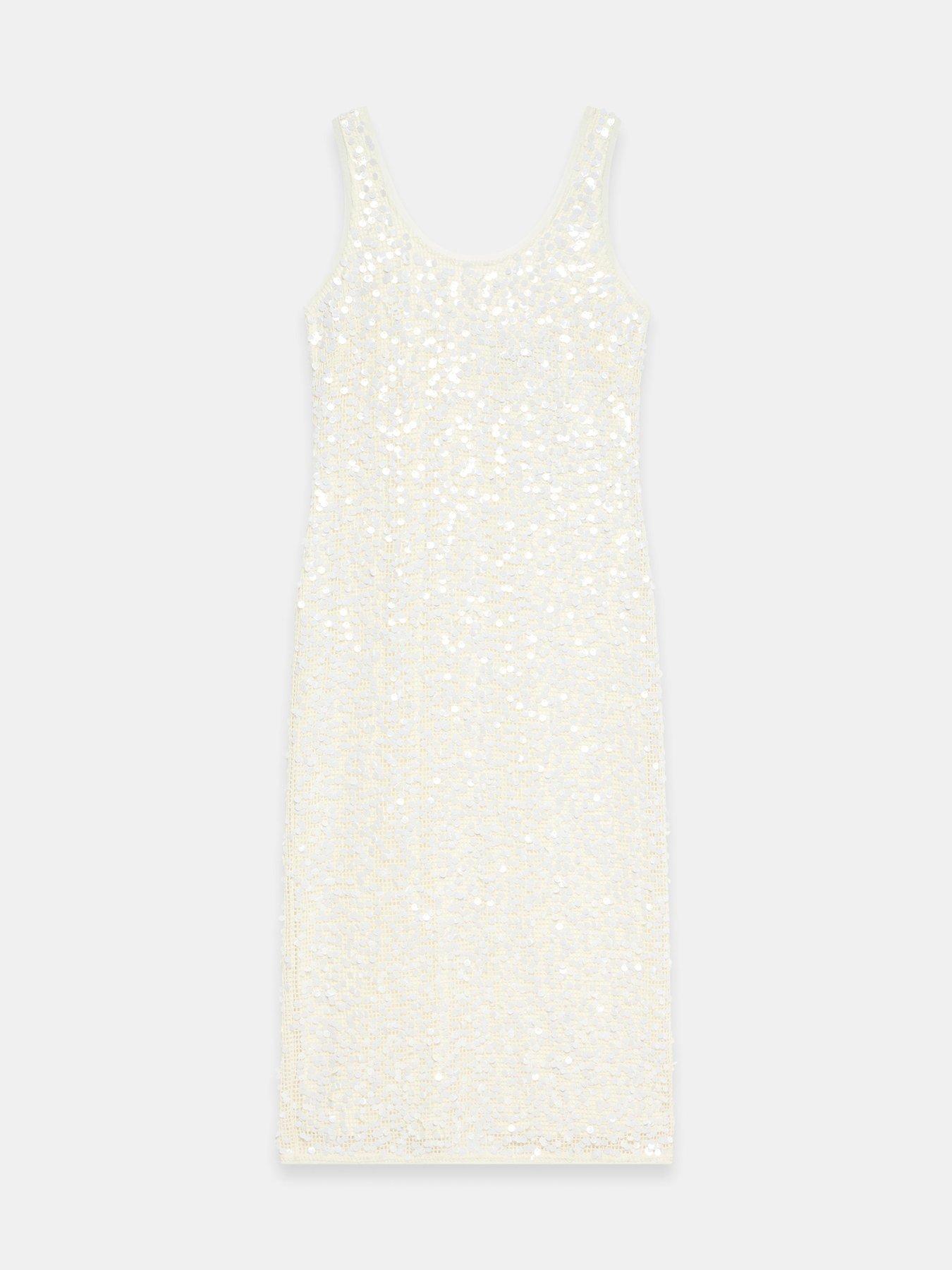 mint-velvet-ivory-sequin-mesh-maxi-dressdetail
