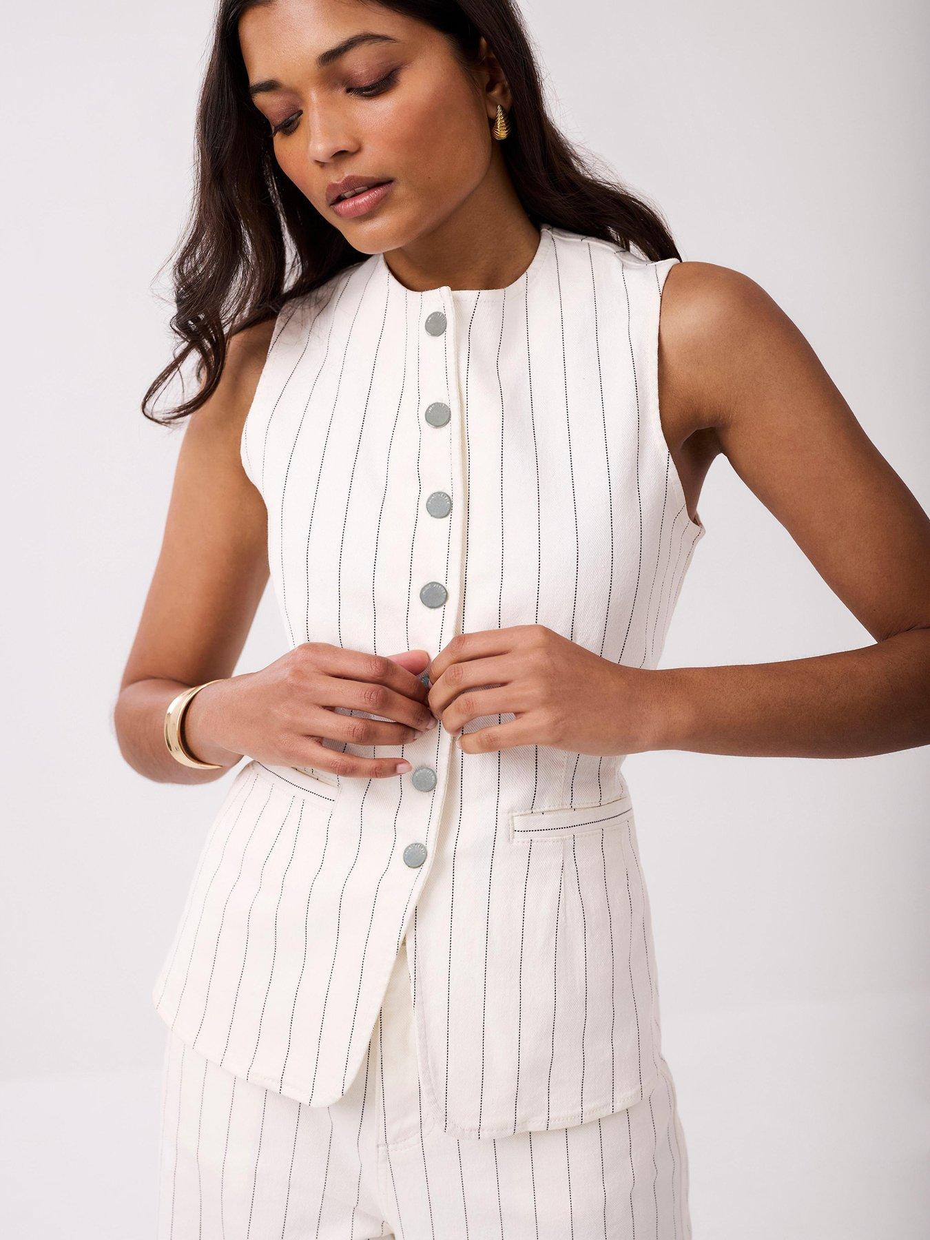 mint-velvet-ivory-stripe-denim-waistcoatfront