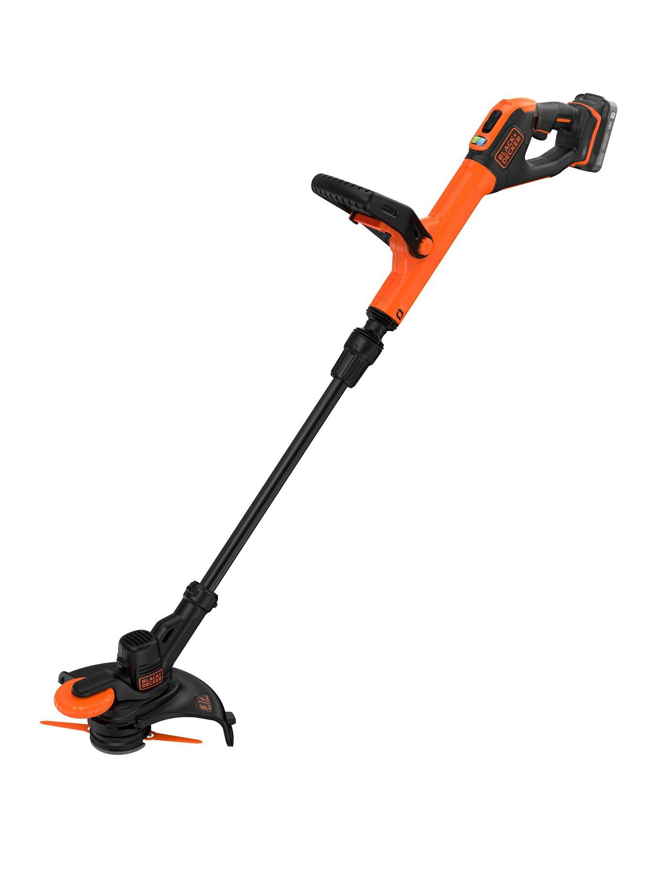 Black & Decker BLACK+DECKER BCSTR918D1-GB 18V POWERCONNECT Cordless STRIMMER 25cm Blade Trimmer Kit - 2.0Ah Battery