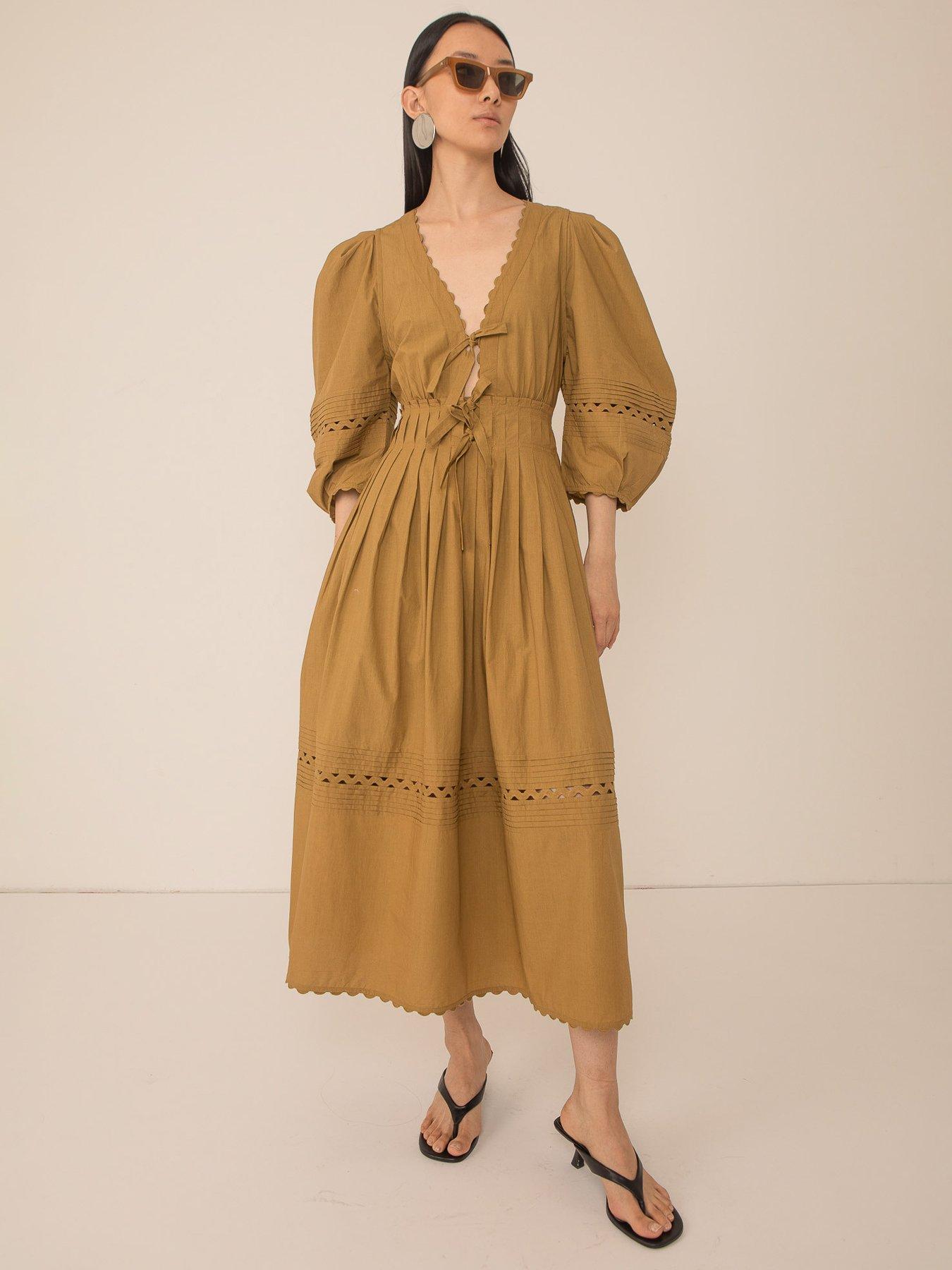 Image 3 of 5 of Vi.ve.re Pillar Dress - Green