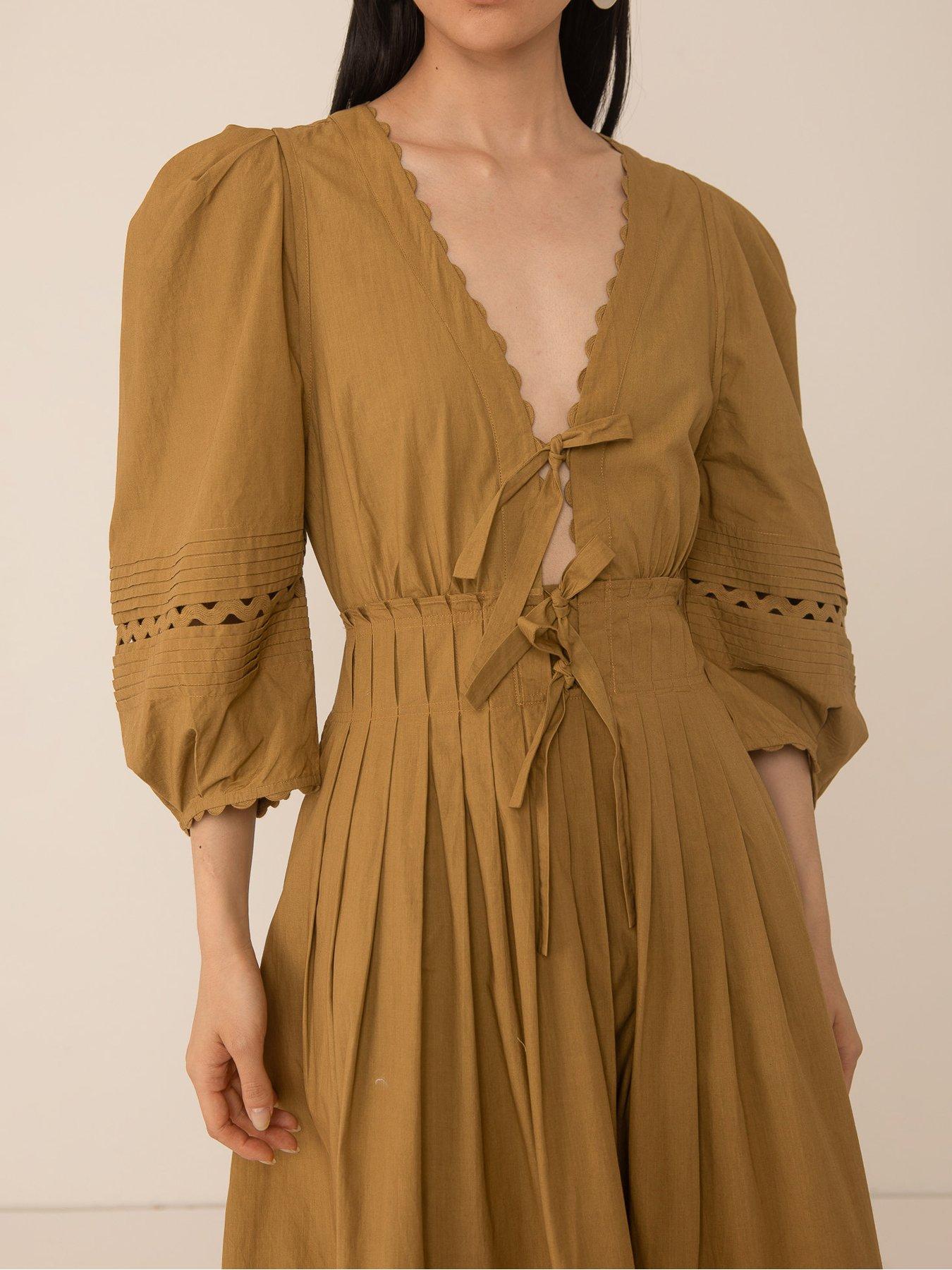 Image 4 of 5 of Vi.ve.re Pillar Dress - Green
