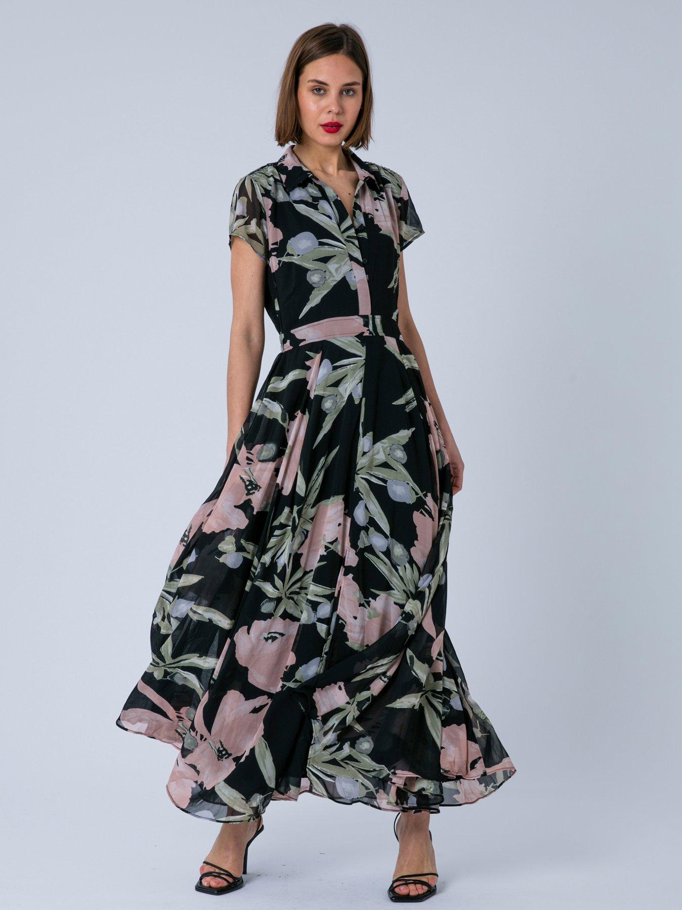 religion-ava-maxi-occasion-shirt-dressfront