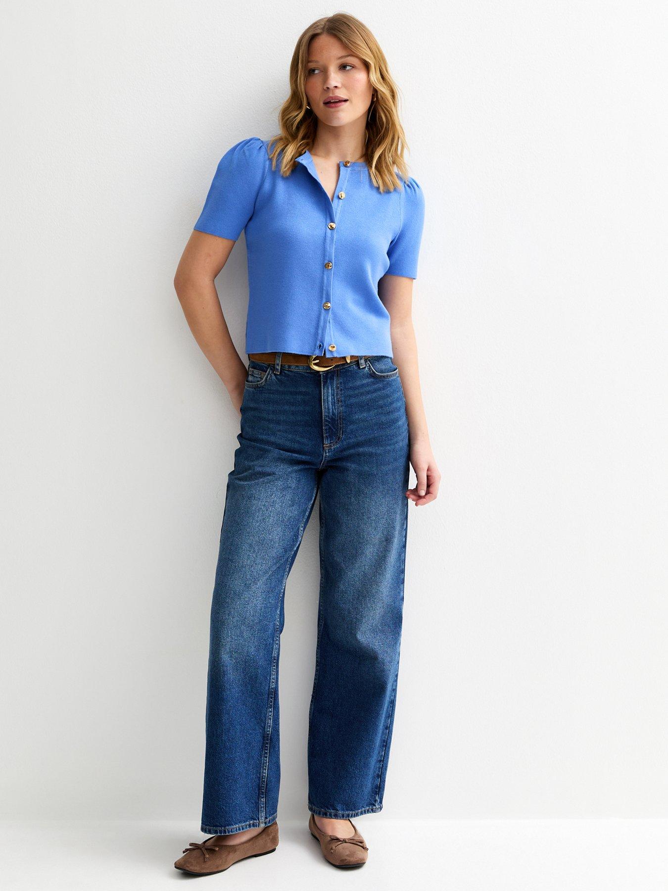 new-look-lightweight-short-sleeve-cardigan-blueback