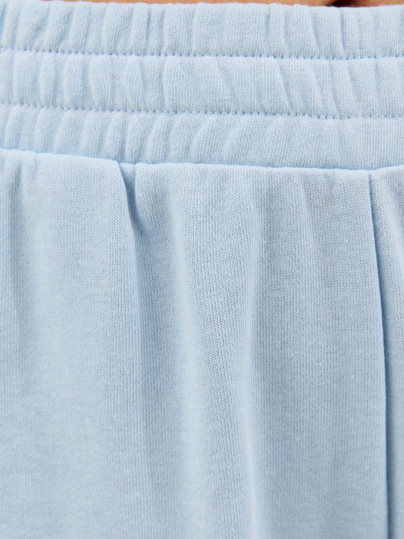 Image 5 of 5 of New Look Wide Leg Joggers - Light Blue