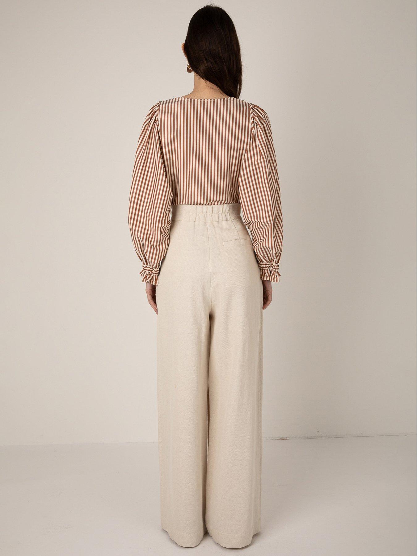 Image 2 of 5 of Vi.ve.re Nellie Trouser - Cream