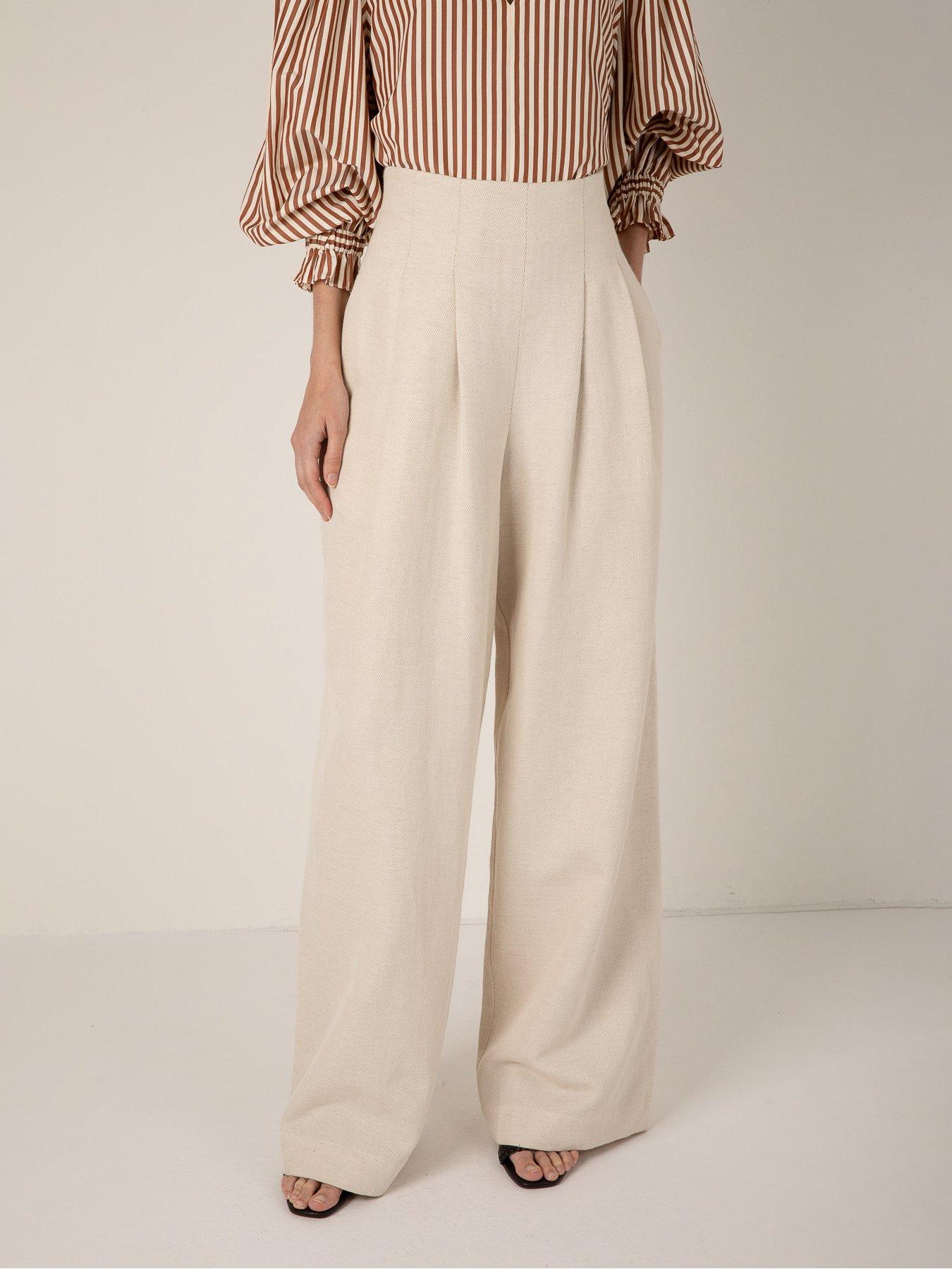 Image 3 of 5 of Vi.ve.re Nellie Trouser - Cream