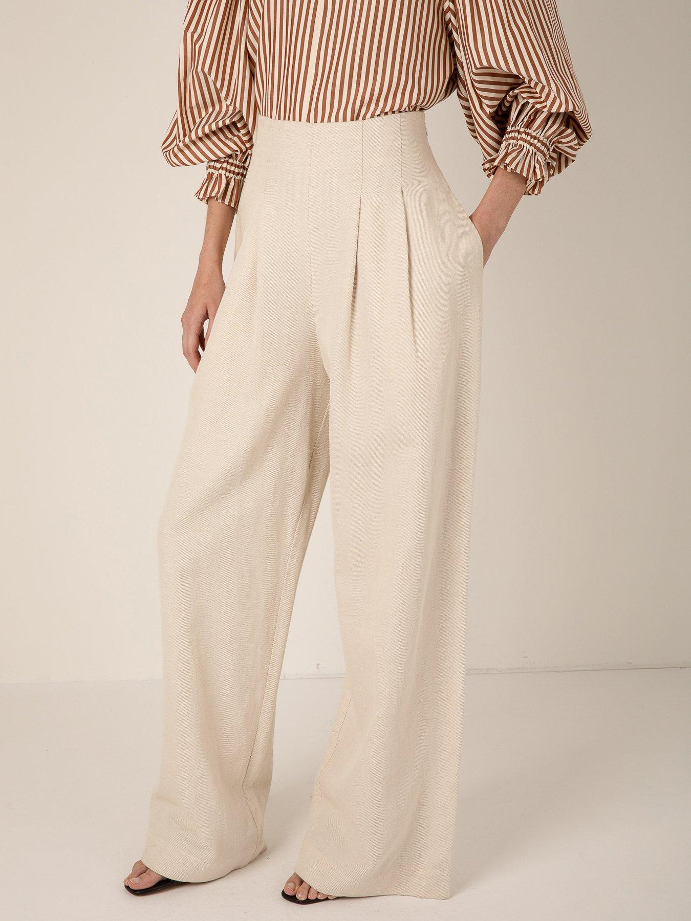 Image 5 of 5 of Vi.ve.re Nellie Trouser - Cream