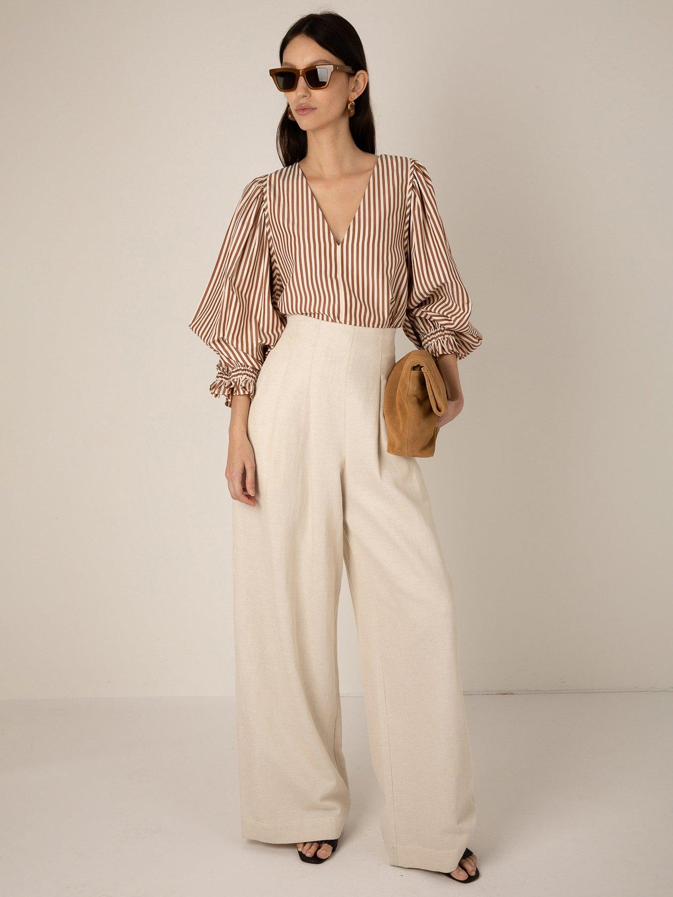 Vi.ve.re Remi Stripe Blouse