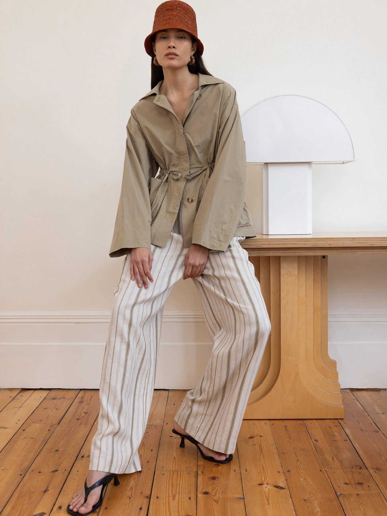 Vi.ve.re Martina Poplin Jacket - Beige