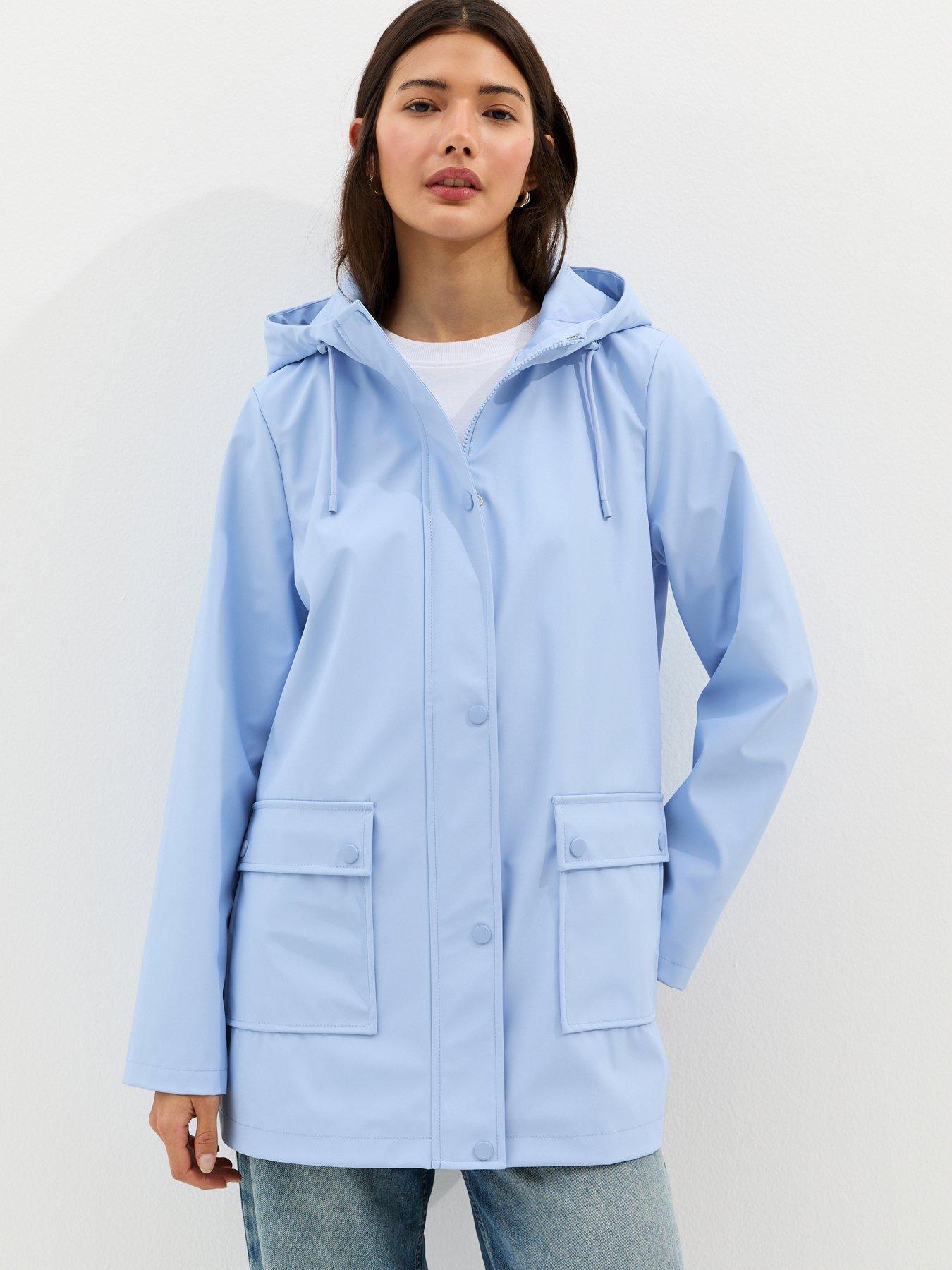 new-look-water-resistant-drawstring-hood-rain-anorak-light-bluefront