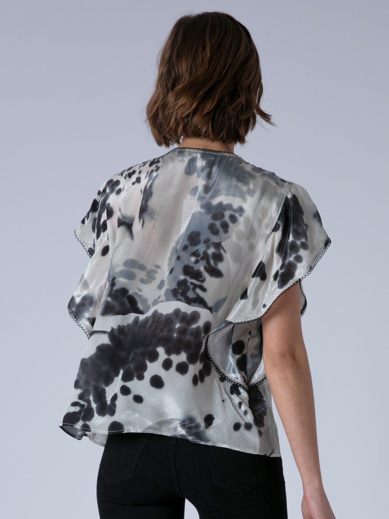 Image 2 of 6 of Religion Ara Loose Fitting Blouse - Black