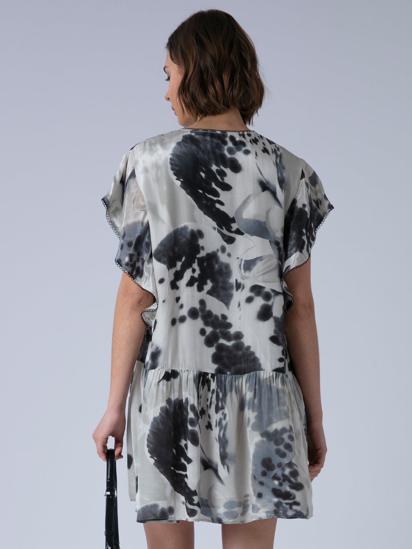 Image 2 of 7 of Religion Ara Tunic Dress - Black