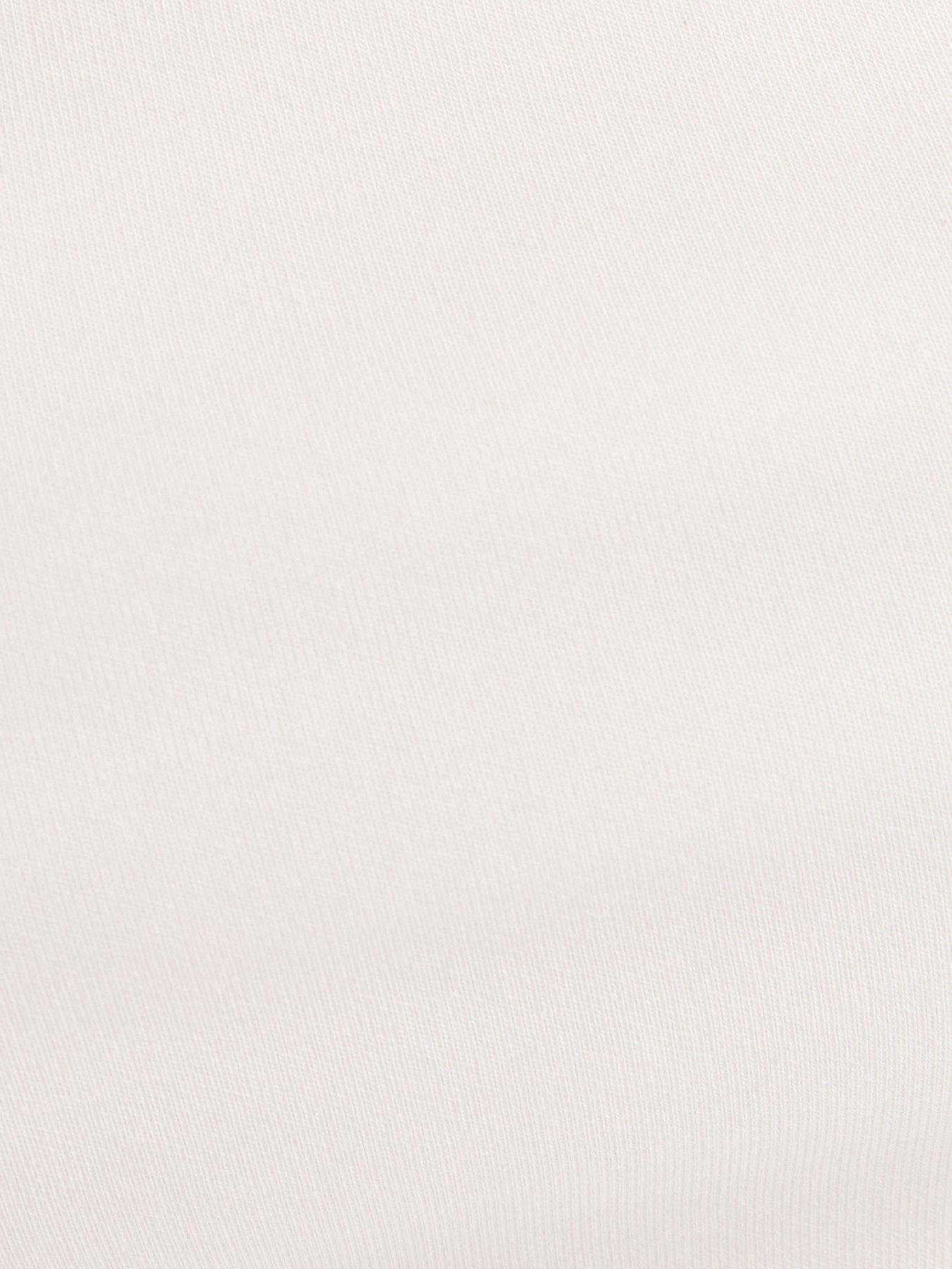 Image 5 of 5 of New Look Bow Back Bandeau Mini Dress - White