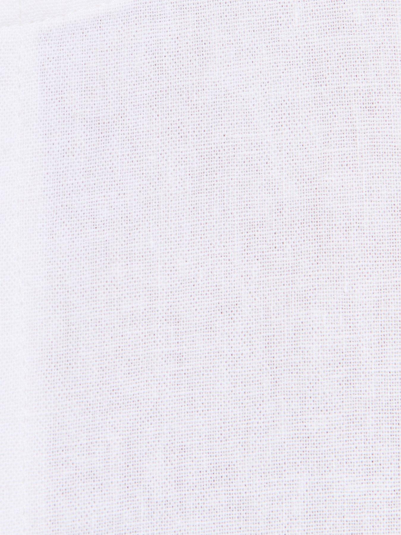 Image 6 of 6 of New Look Linen Blend Sleeveless Top - White