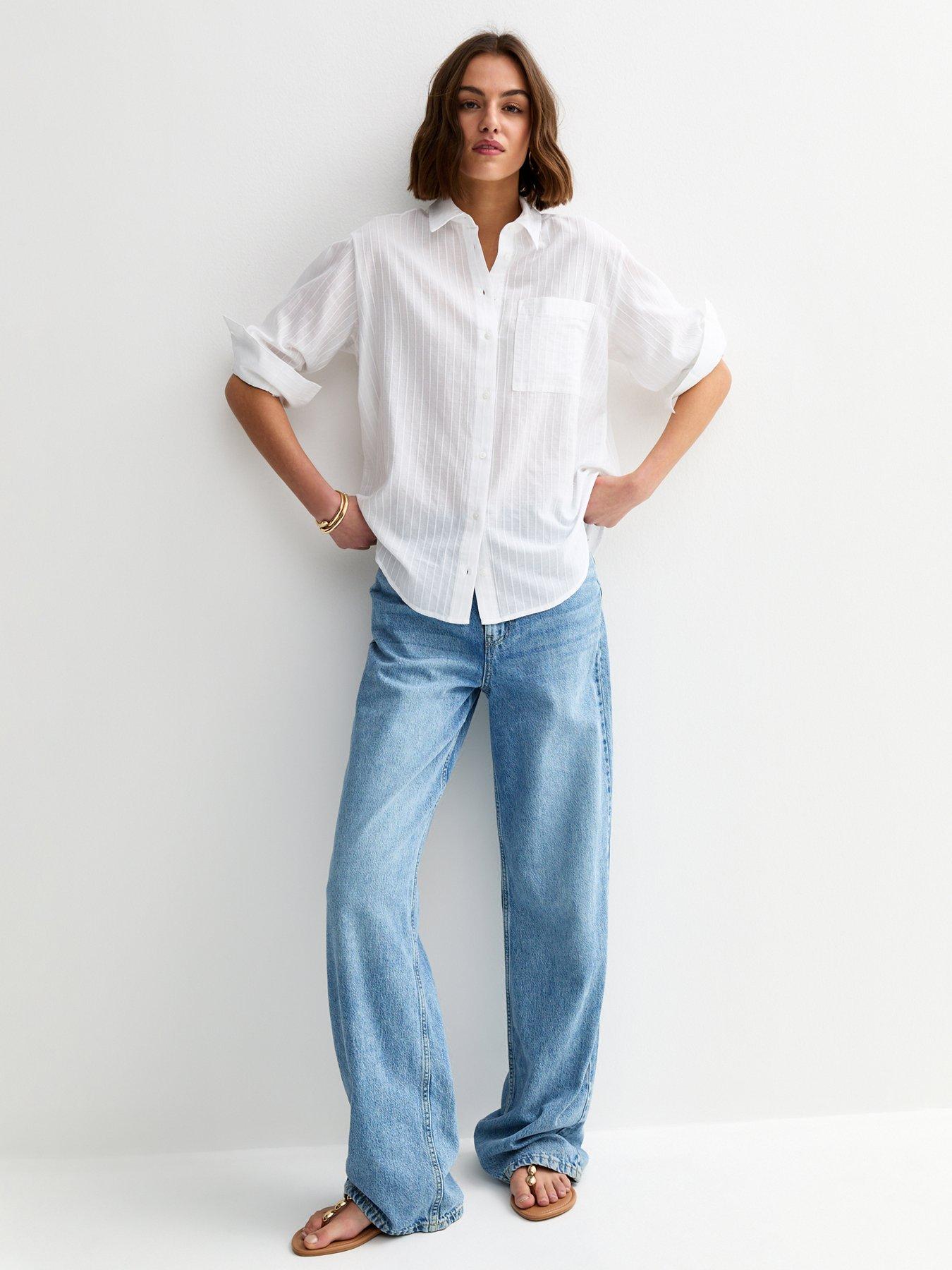 new-look-white-stripe-long-sleeve-shirtback