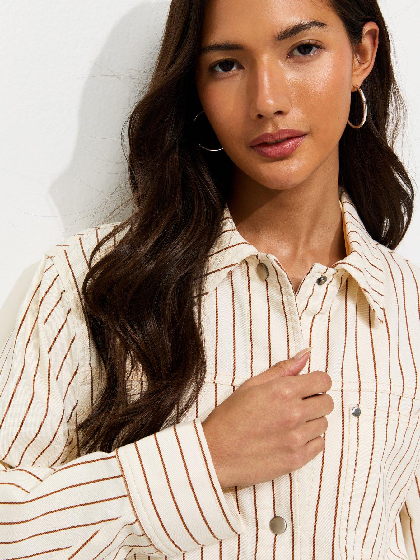 new-look-cream-stripe-longline-cotton-shacketoutfit