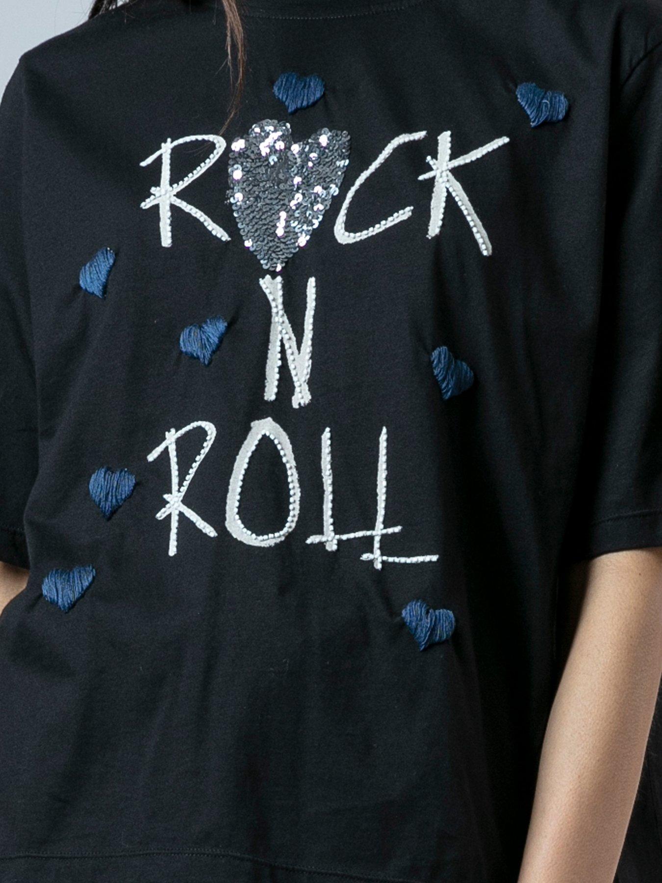 Image 6 of 6 of Religion Bella Relaxed T-Shirt - Black