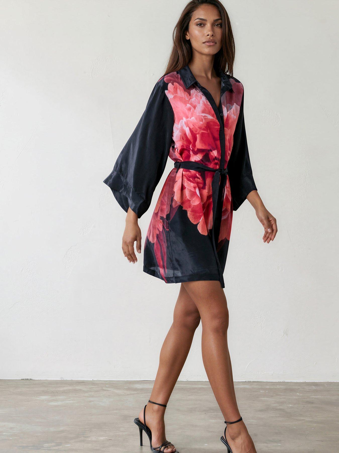Religion Lauren Kimono Sleeve Tunic Dress
