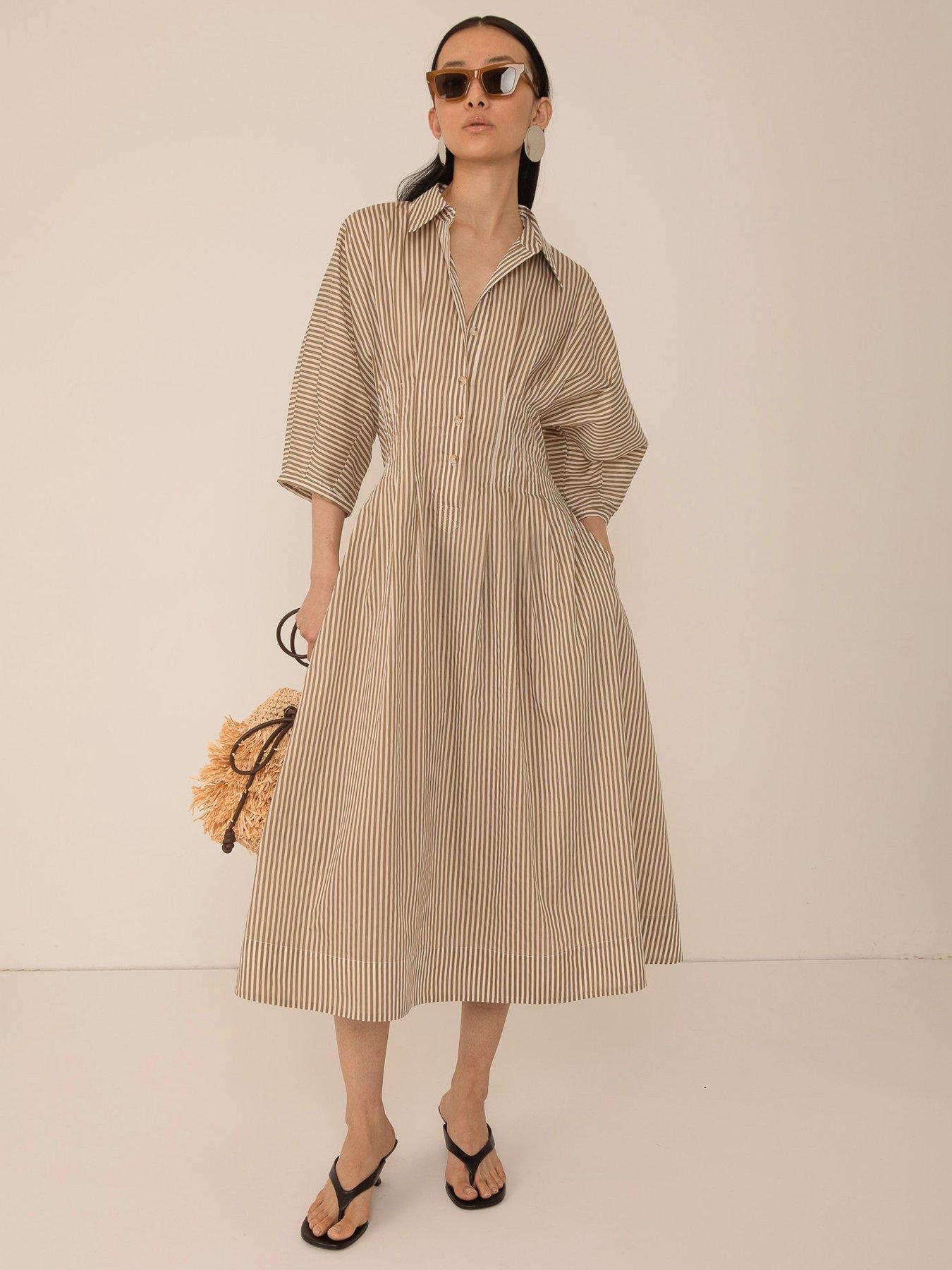 Vi.ve.re Novalie Stripe Dress