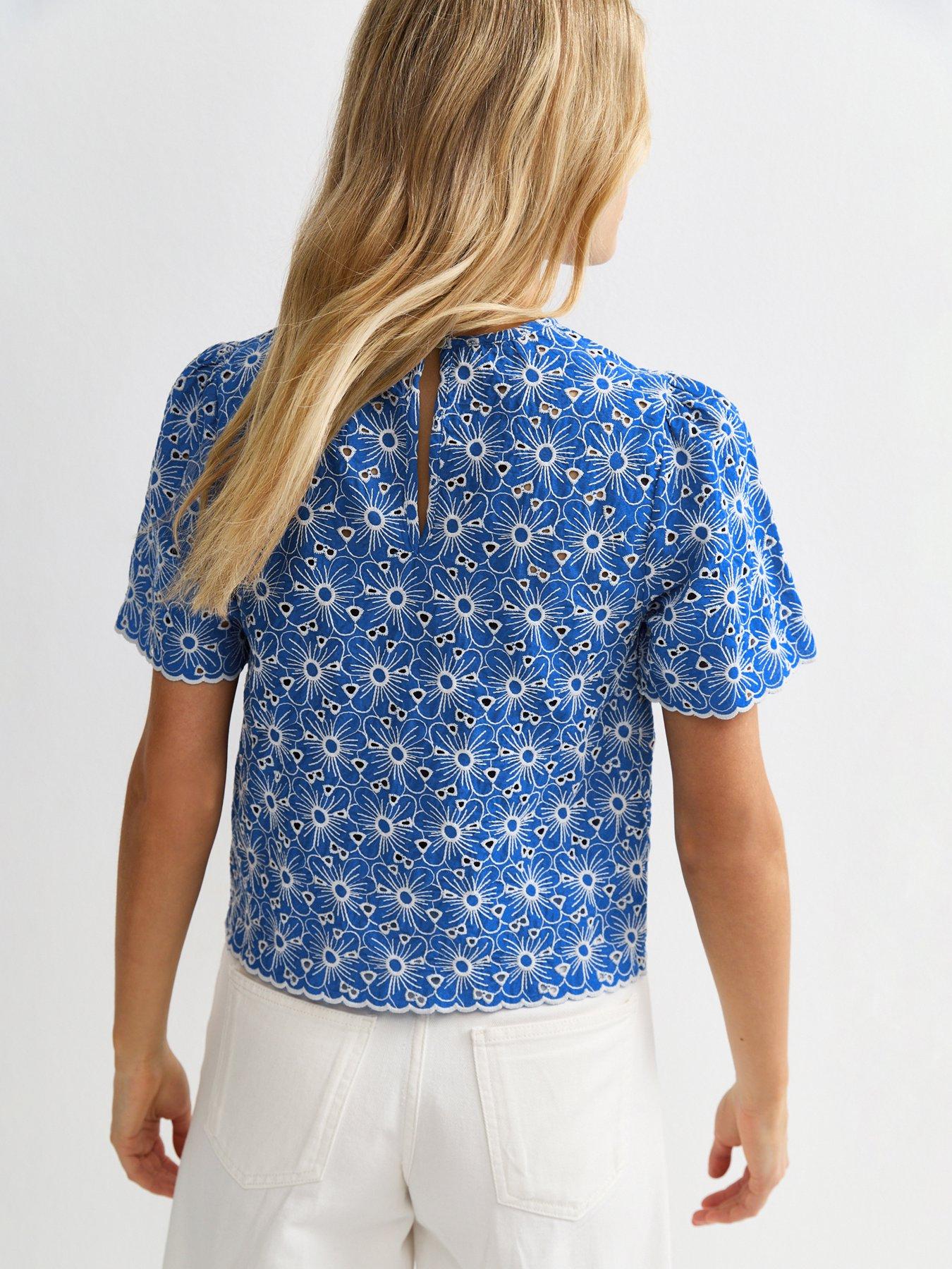 new-look-cutwork-floral-crew-neck-top-bluestillFront