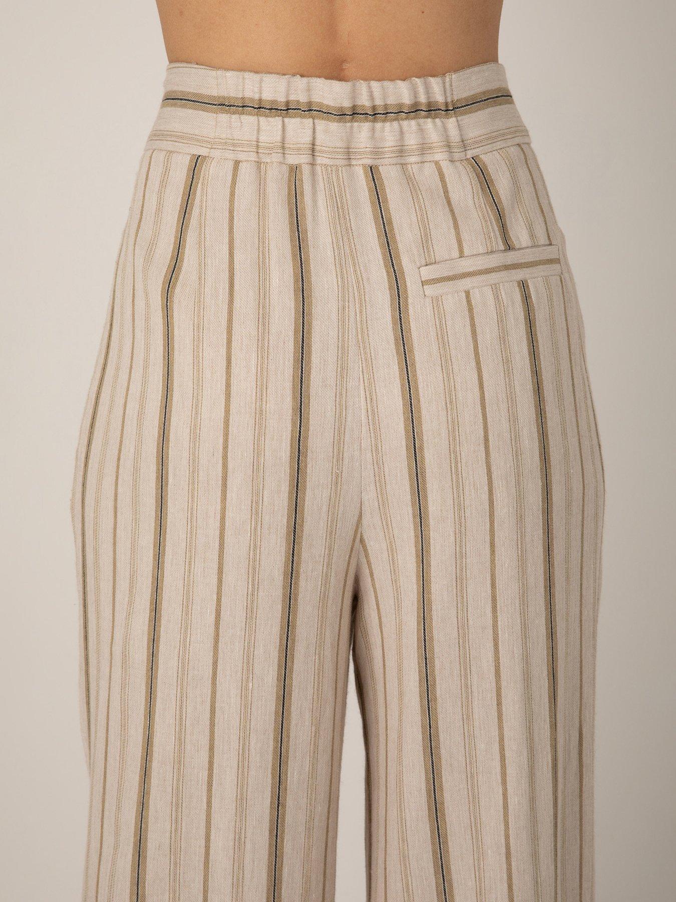 Image 4 of 4 of Vi.ve.re Nellie Stripe Trouser