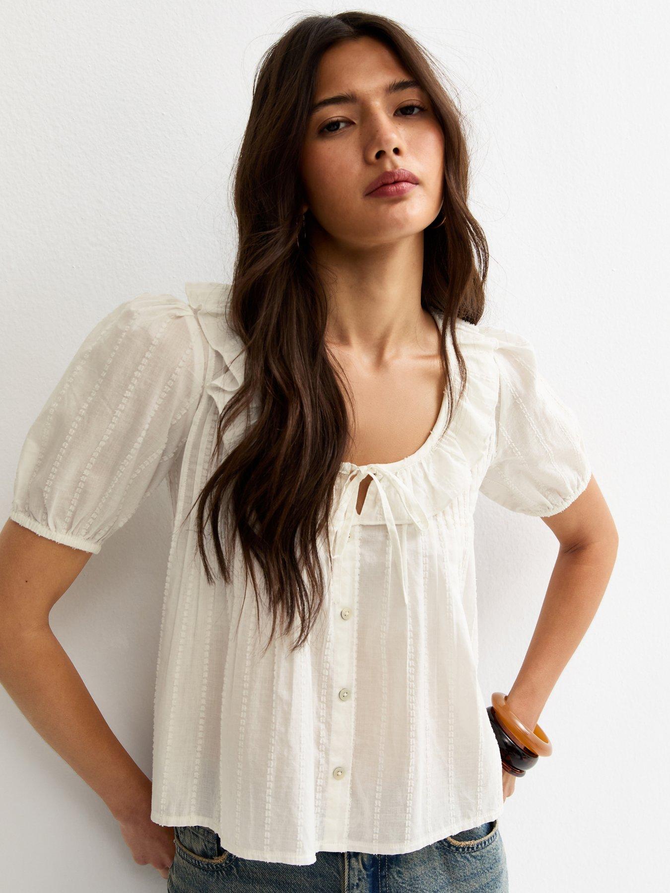 new-look-dobby-stripe-tie-bow-blouse-whitefront