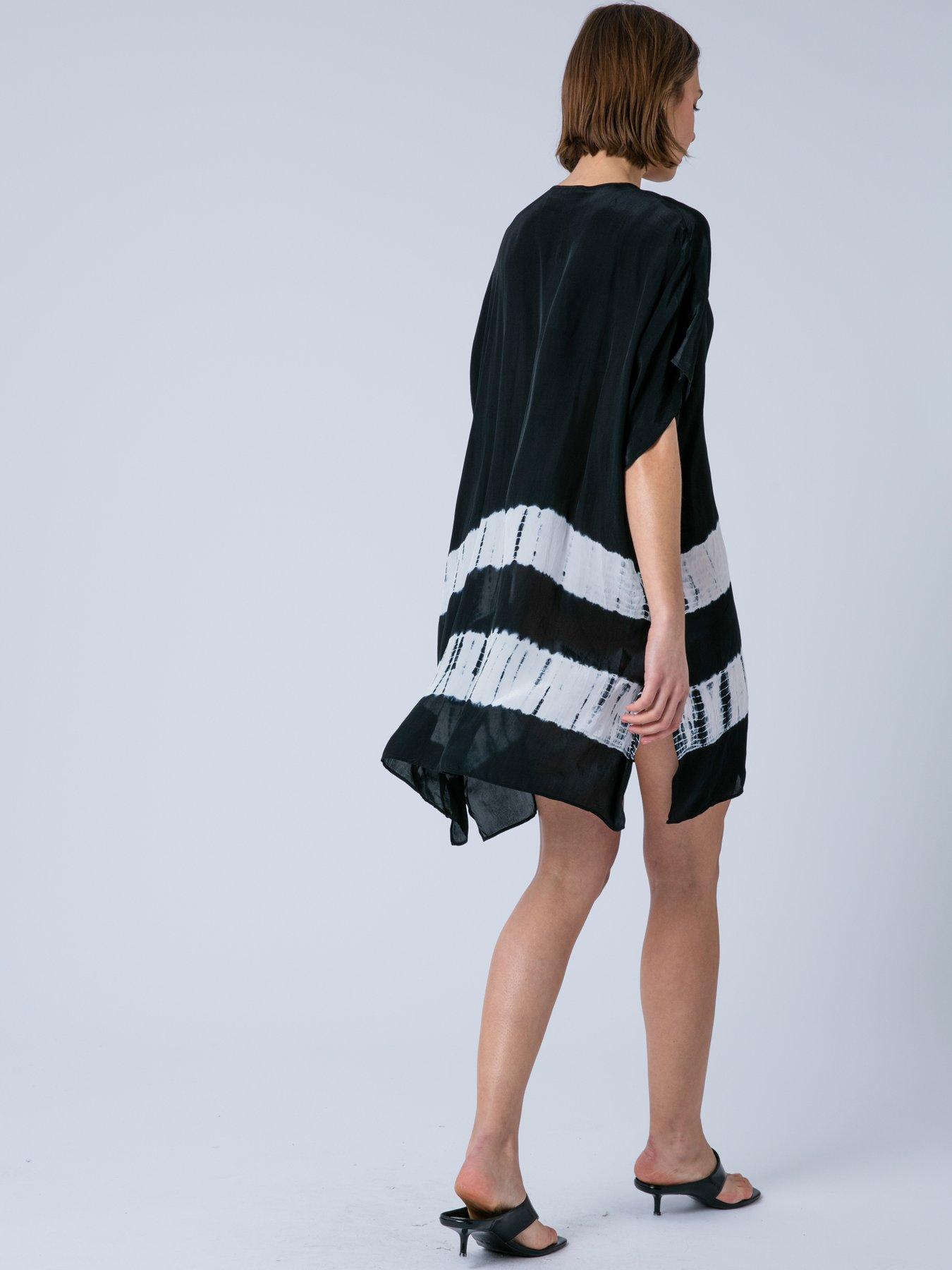 religion-ella-tie-dye-kaftan-beach-wear-blackdetail