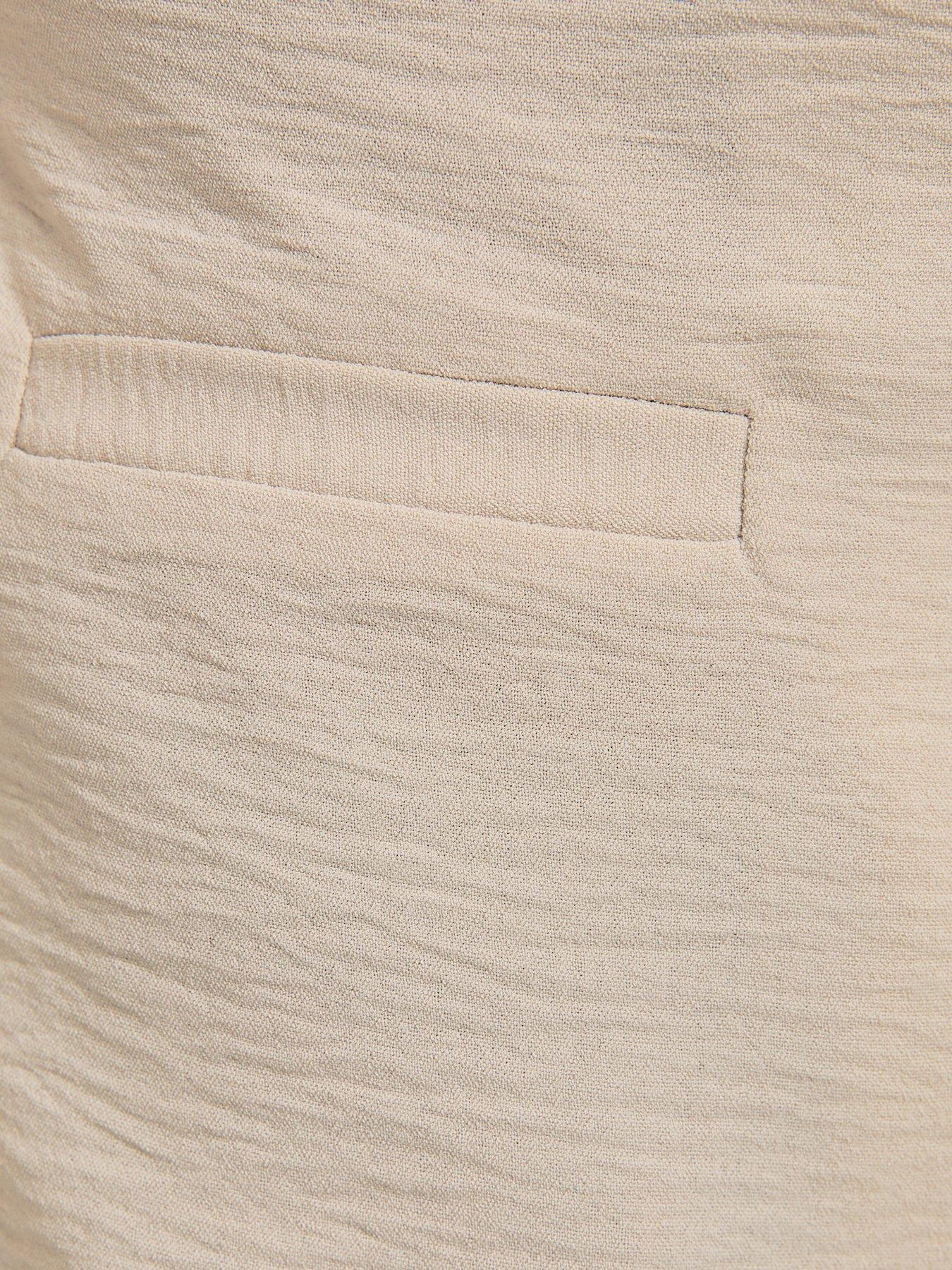 Image 5 of 5 of New Look Stone Square Neck Button Down Waistcoat