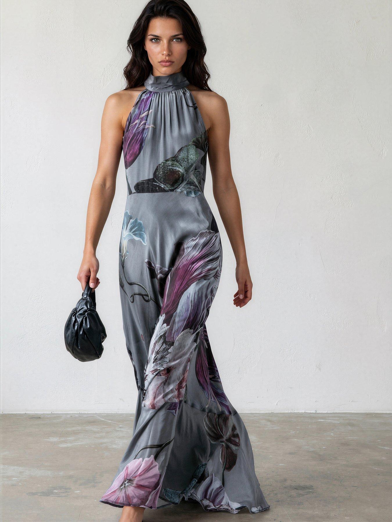 Religion Denis Occasion Halter-neck Dress