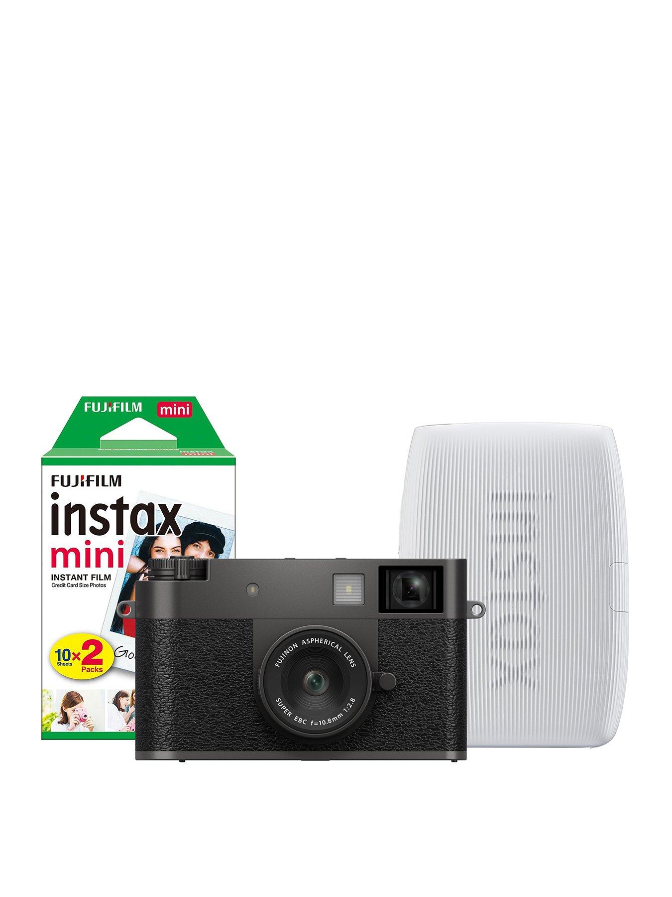 Fujifilm X-HF1 Charcoal Digital Camera Bundle with Instax Mini Link 3 White + 20 Shot Film