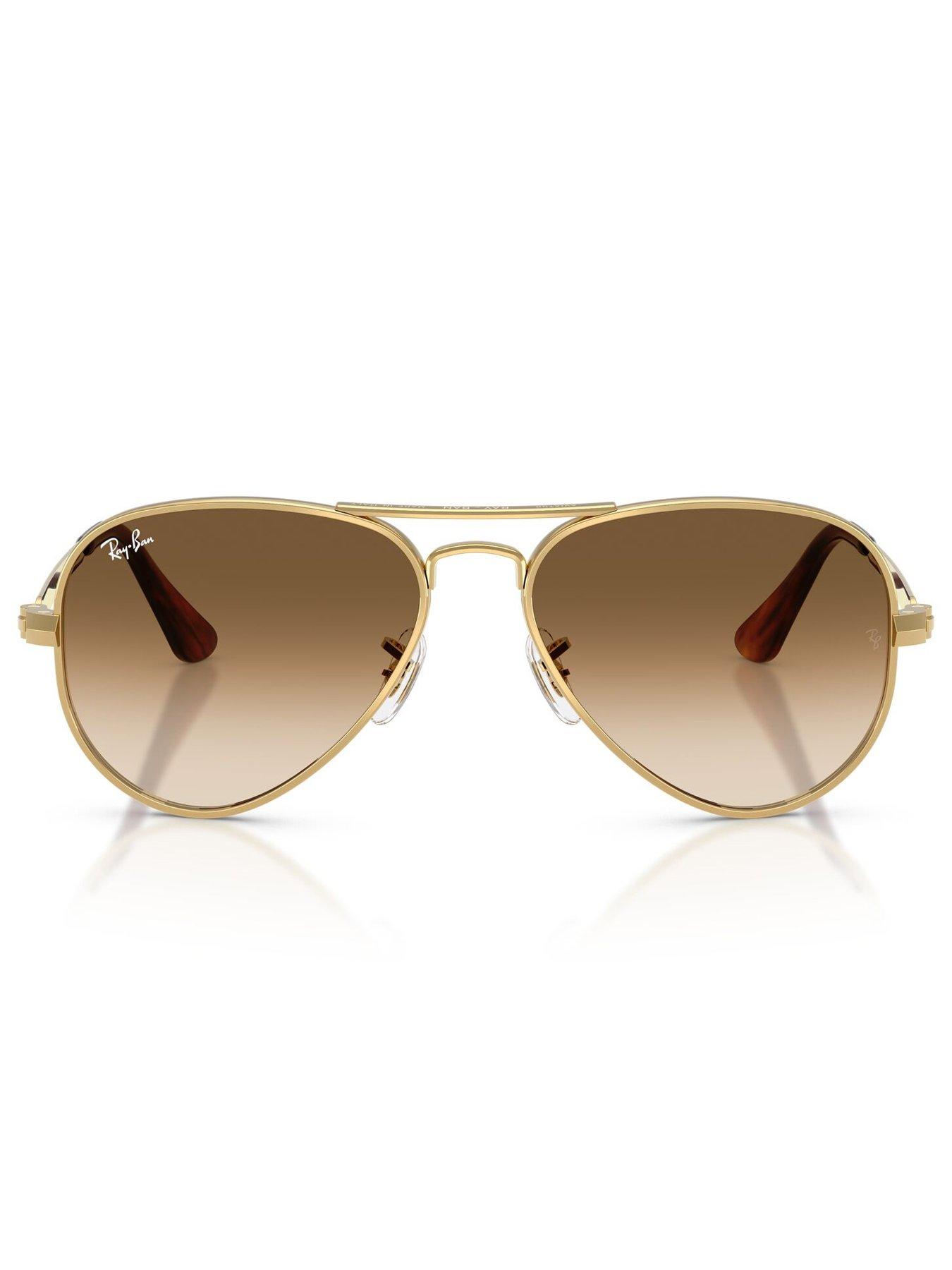 Image 5 of 5 of Ray-Ban Ray Ban Aviator Max Pilot Sunglasses - Gold