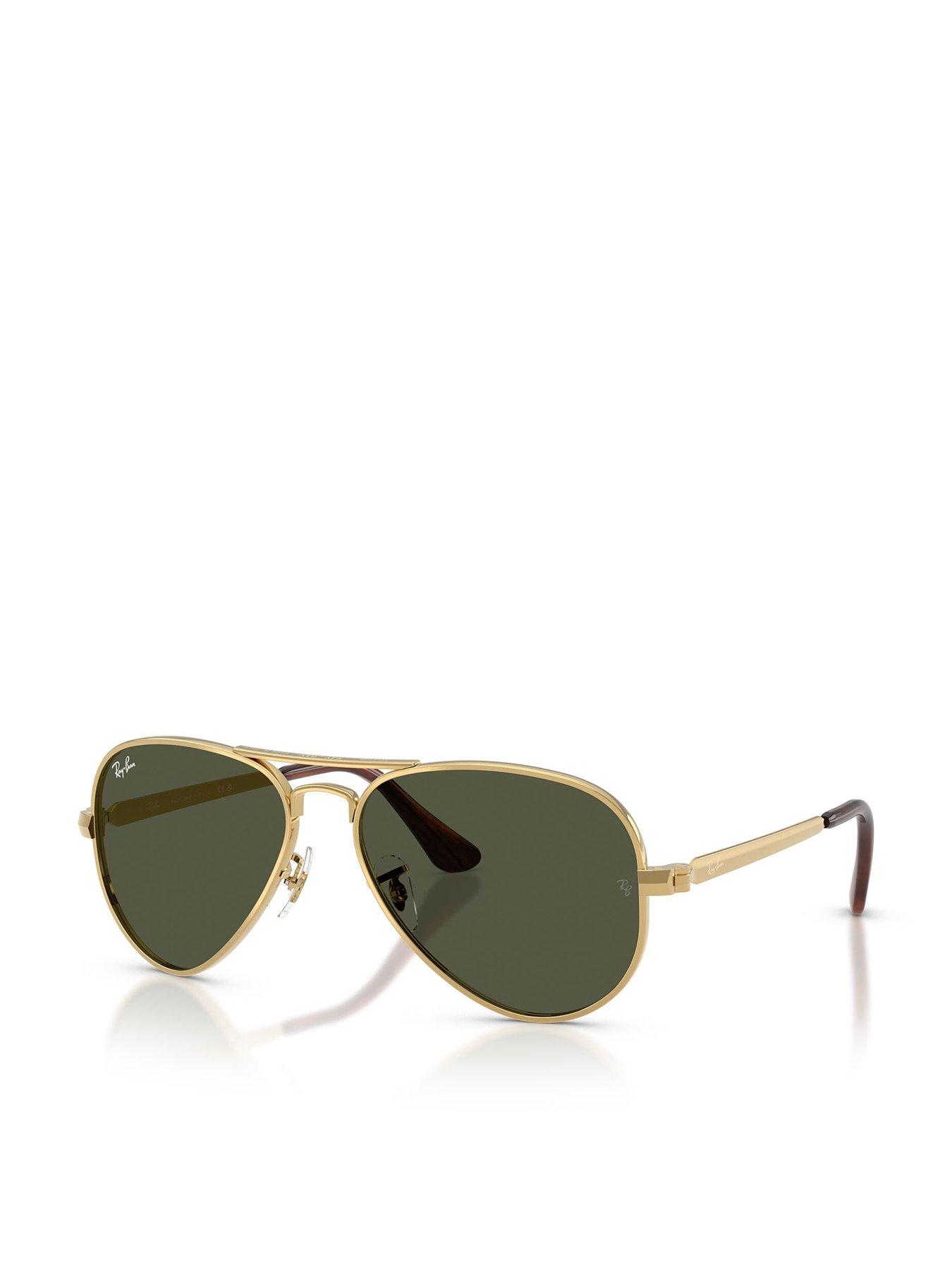 Ray-Ban Ray Ban Aviator Max Pilot Sunglasses - Gold