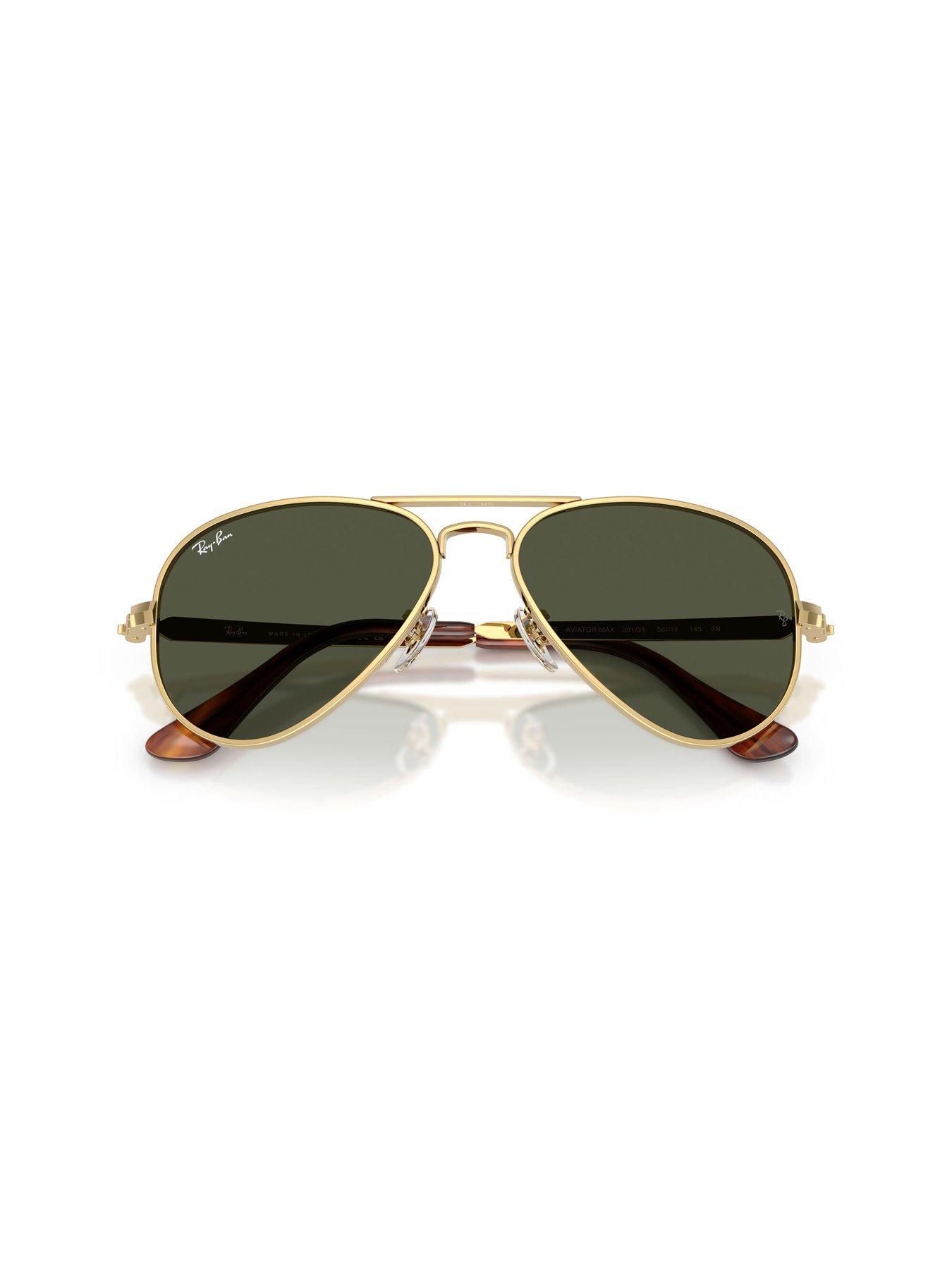 Image 5 of 5 of Ray-Ban Ray Ban Aviator Max Pilot Sunglasses - Gold