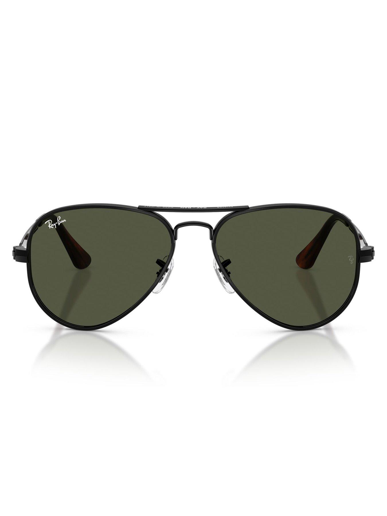 Image 5 of 5 of Ray-Ban Ray Ban Aviator Max Pilot Sunglasses - Black