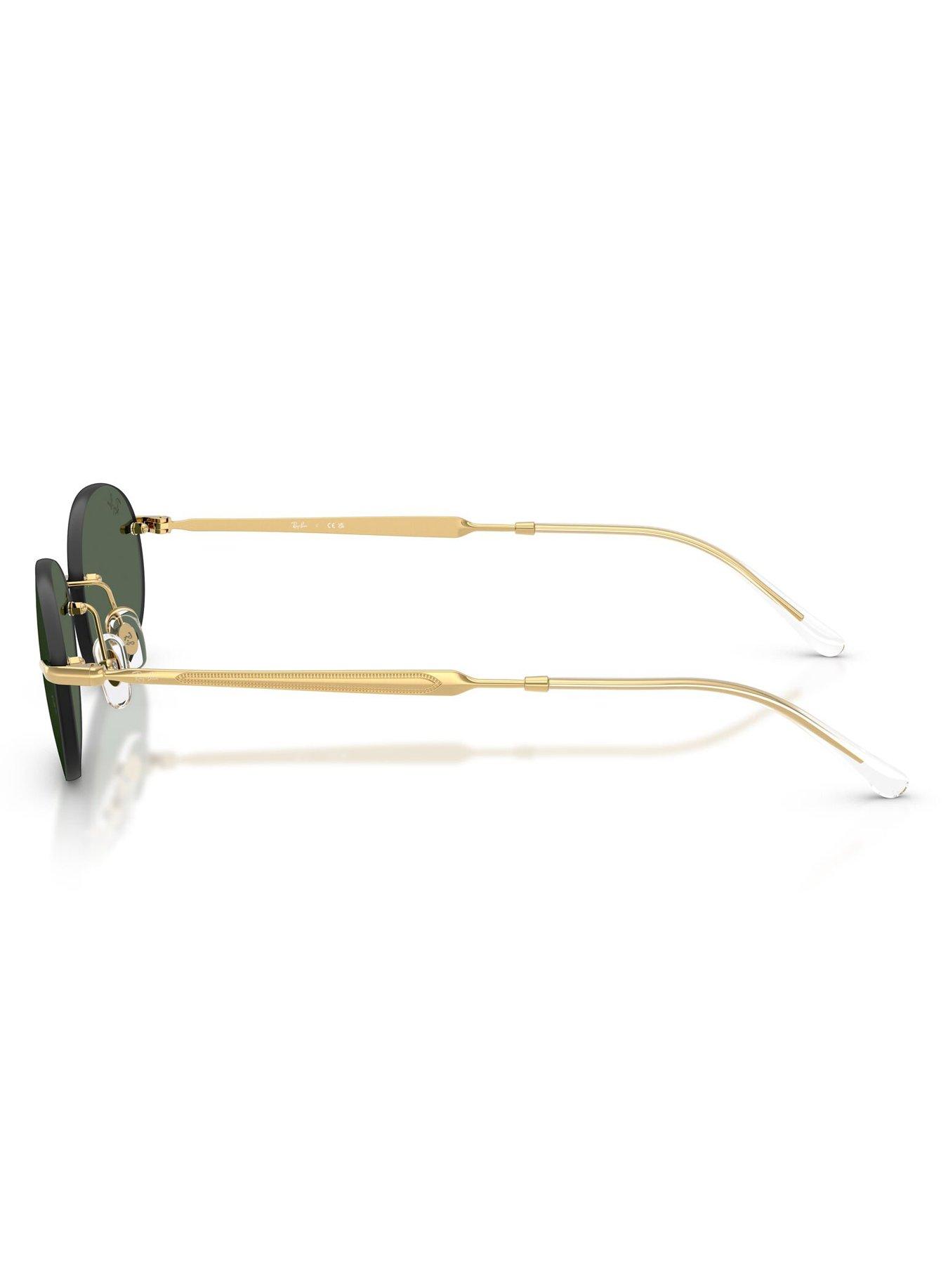 Image 3 of 5 of Ray-Ban Ray Ban 0Rb3767 Oval Sunglasses - Gold