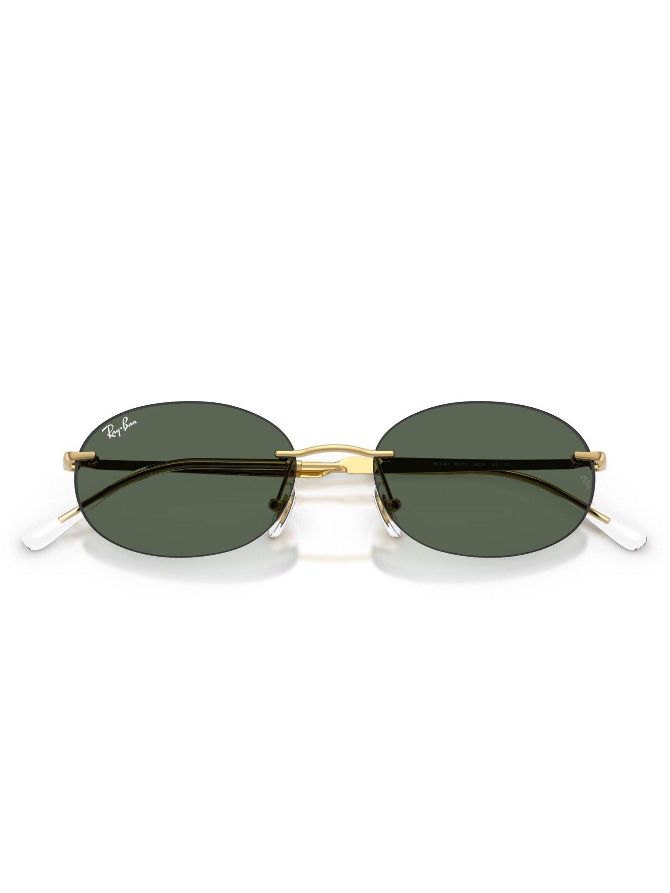 Image 5 of 5 of Ray-Ban Ray Ban 0Rb3767 Oval Sunglasses - Gold