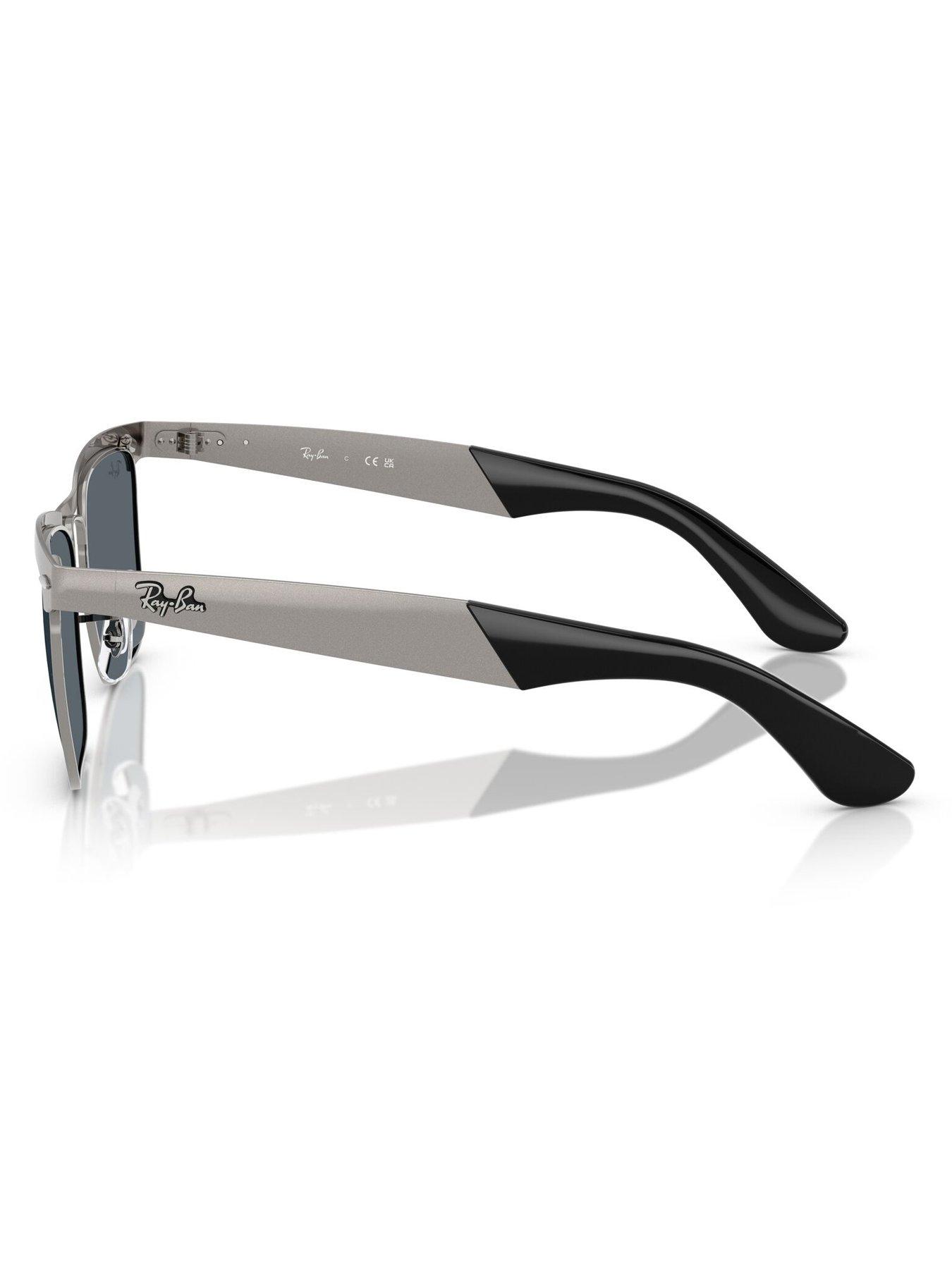 Image 2 of 5 of Ray-Ban Ray Ban Wayfarer Deluxe Square Sunglasses - Grey