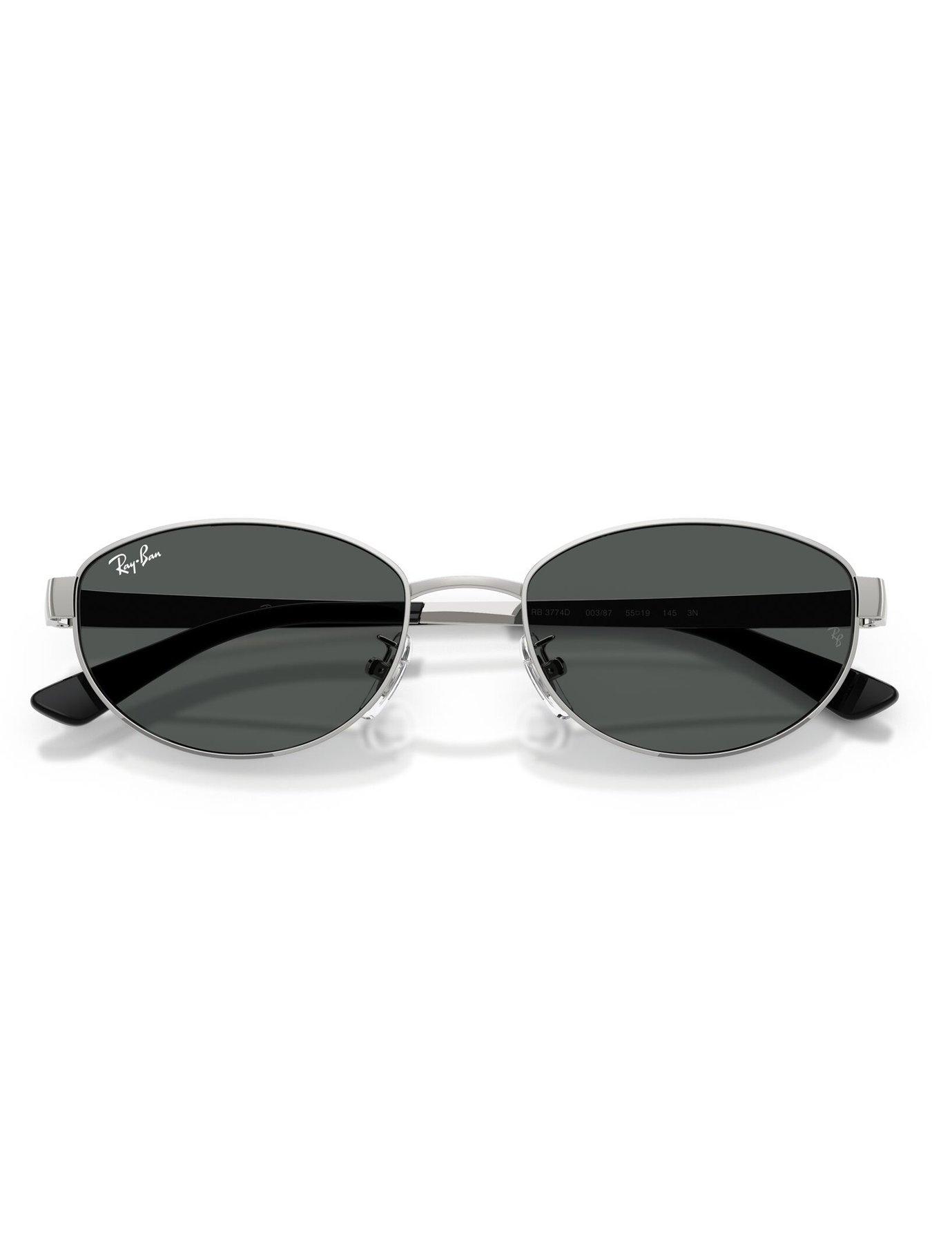 Image 4 of 5 of Ray-Ban Ray Ban 0Rb3774D Oval Sunglasses - Silver